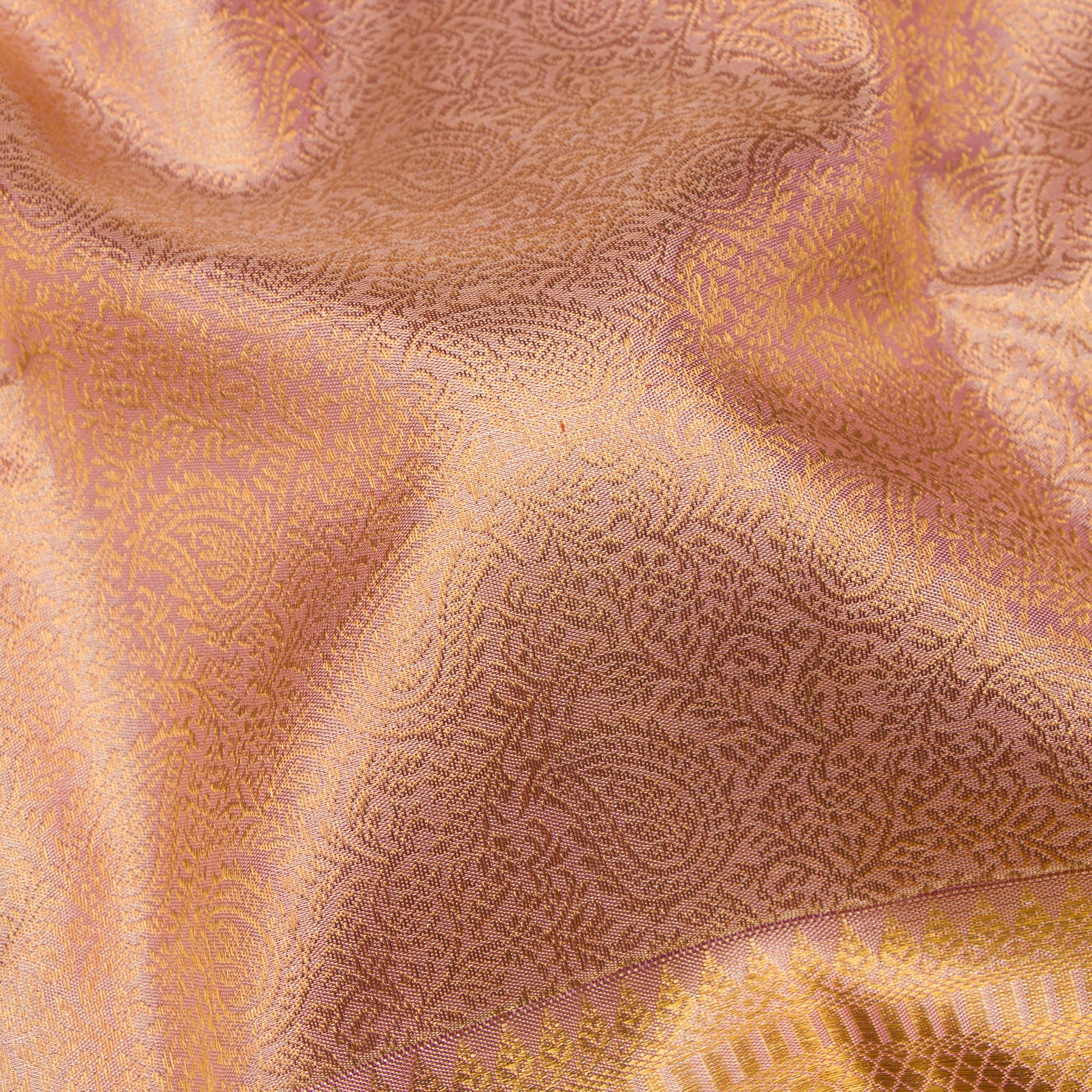 Kanakavalli Kanjivaram Silk Sari 24-110-HS001-14048 - Fabric View