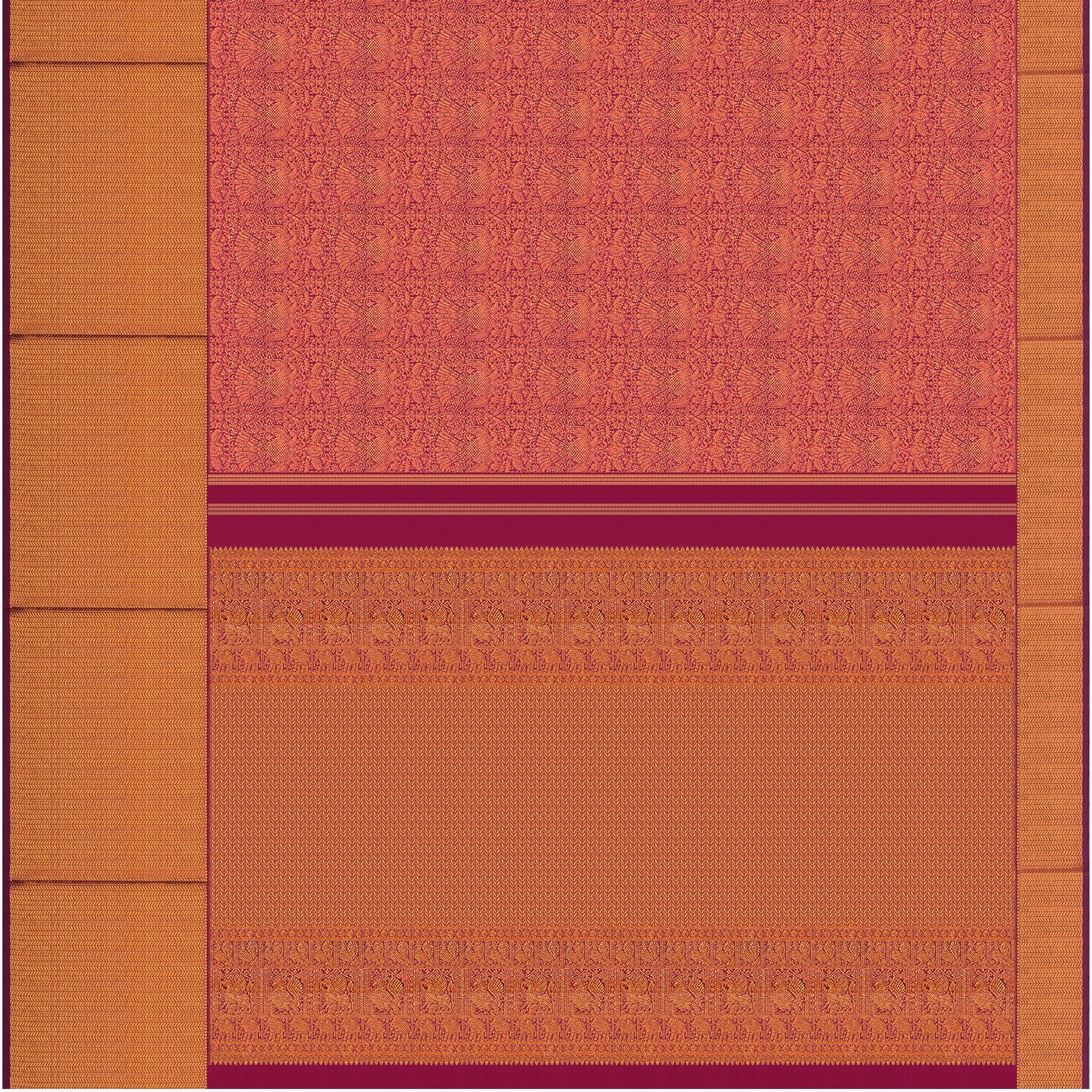 Kanakavalli Kanjivaram Silk Sari 24-110-HS001-14065 - Full View