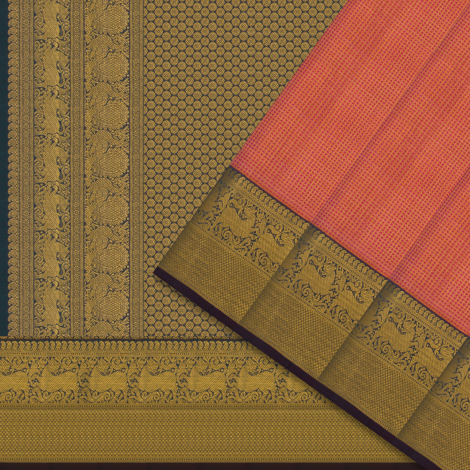 Kanakavalli Kanjivaram Silk Sari 24-110-HS001-14067 - Cover View