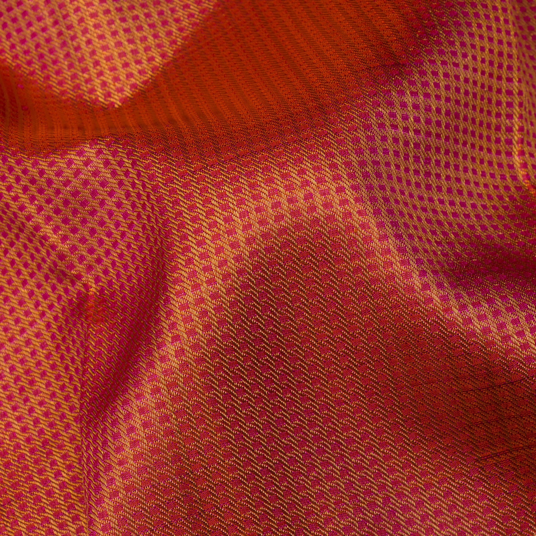 Kanakavalli Kanjivaram Silk Sari 24-110-HS001-14067 - Fabric View