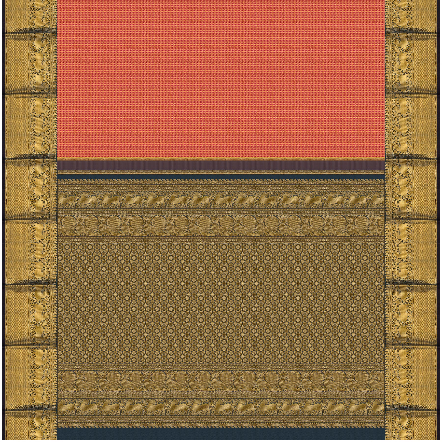 Kanakavalli Kanjivaram Silk Sari 24-110-HS001-14067 - Full View