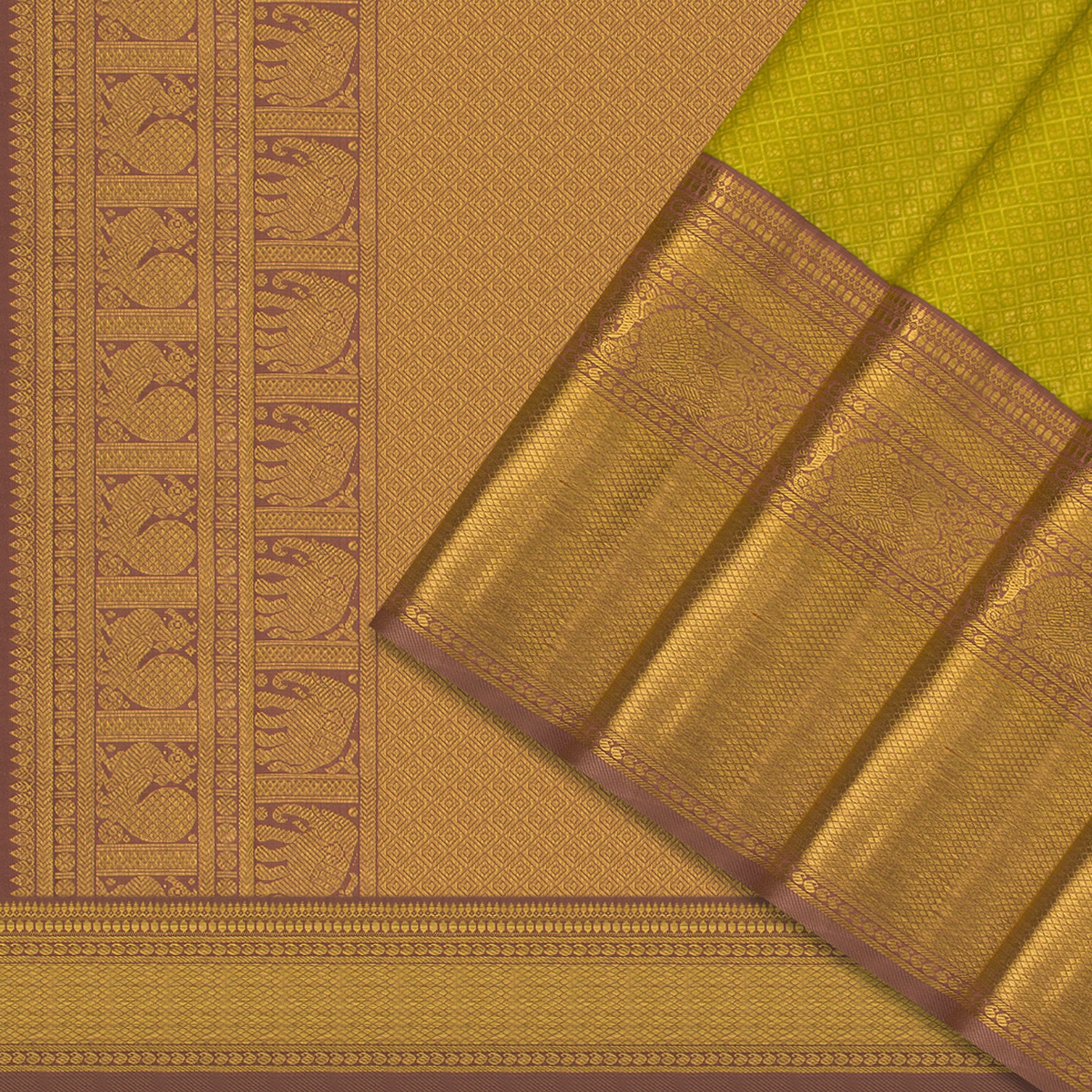 Kanakavalli Kanjivaram Silk Sari 24-110-HS001-14069 - Cover View