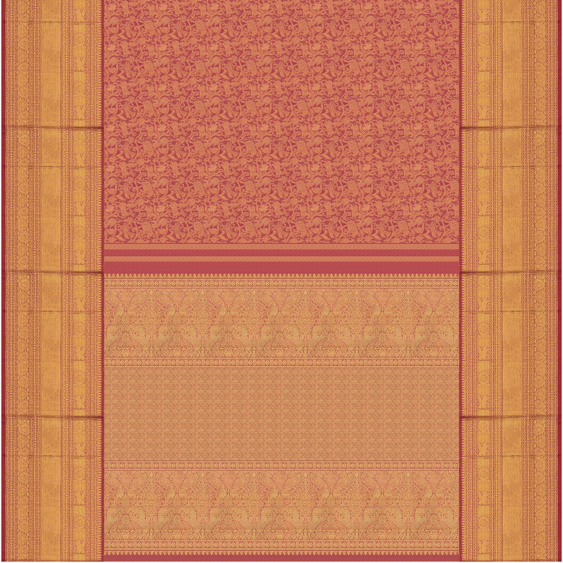 Kanakavalli Kanjivaram Silk Sari 24-110-HS001-14073 - Full View