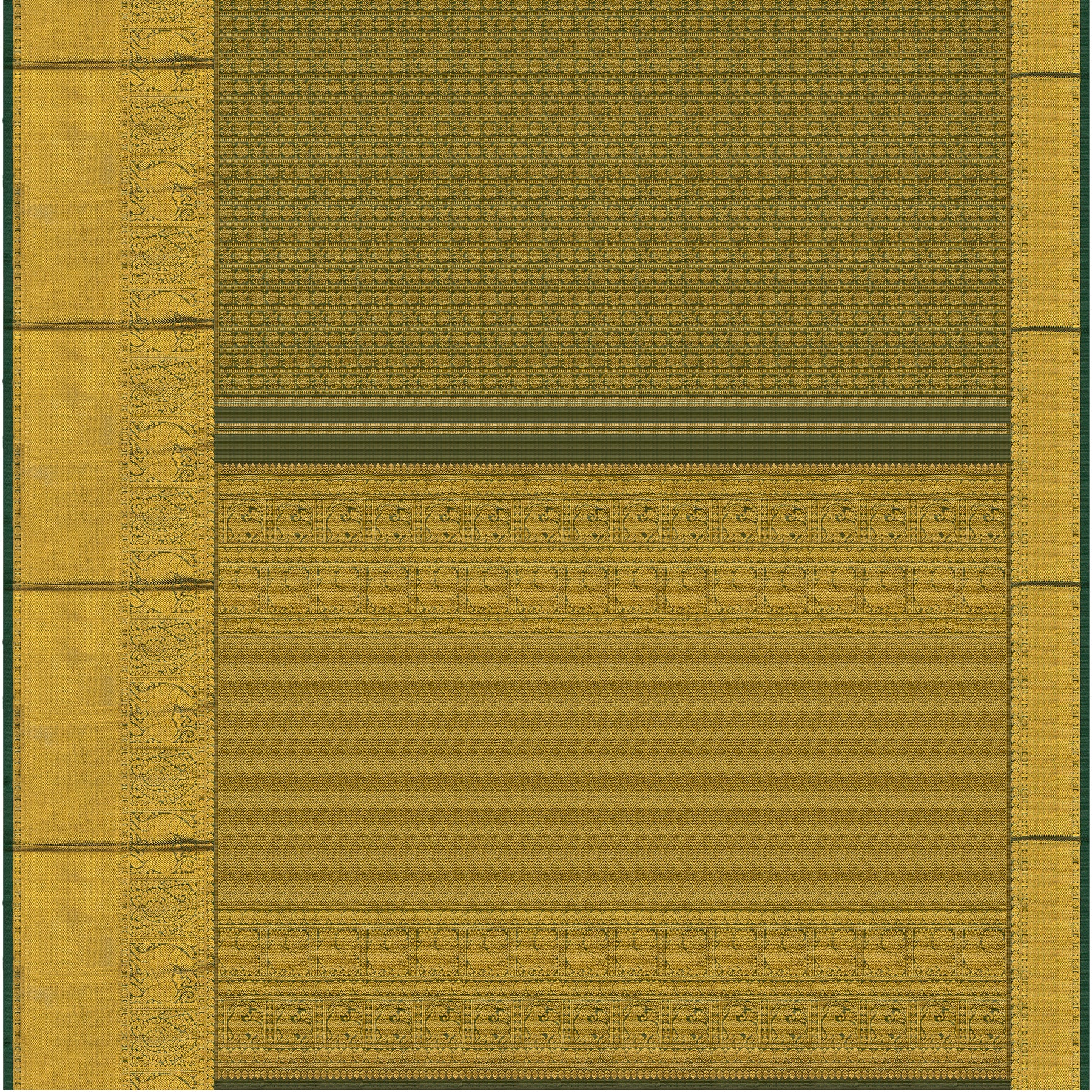 Kanakavalli Kanjivaram Silk Sari 24-110-HS001-14074 - Full View