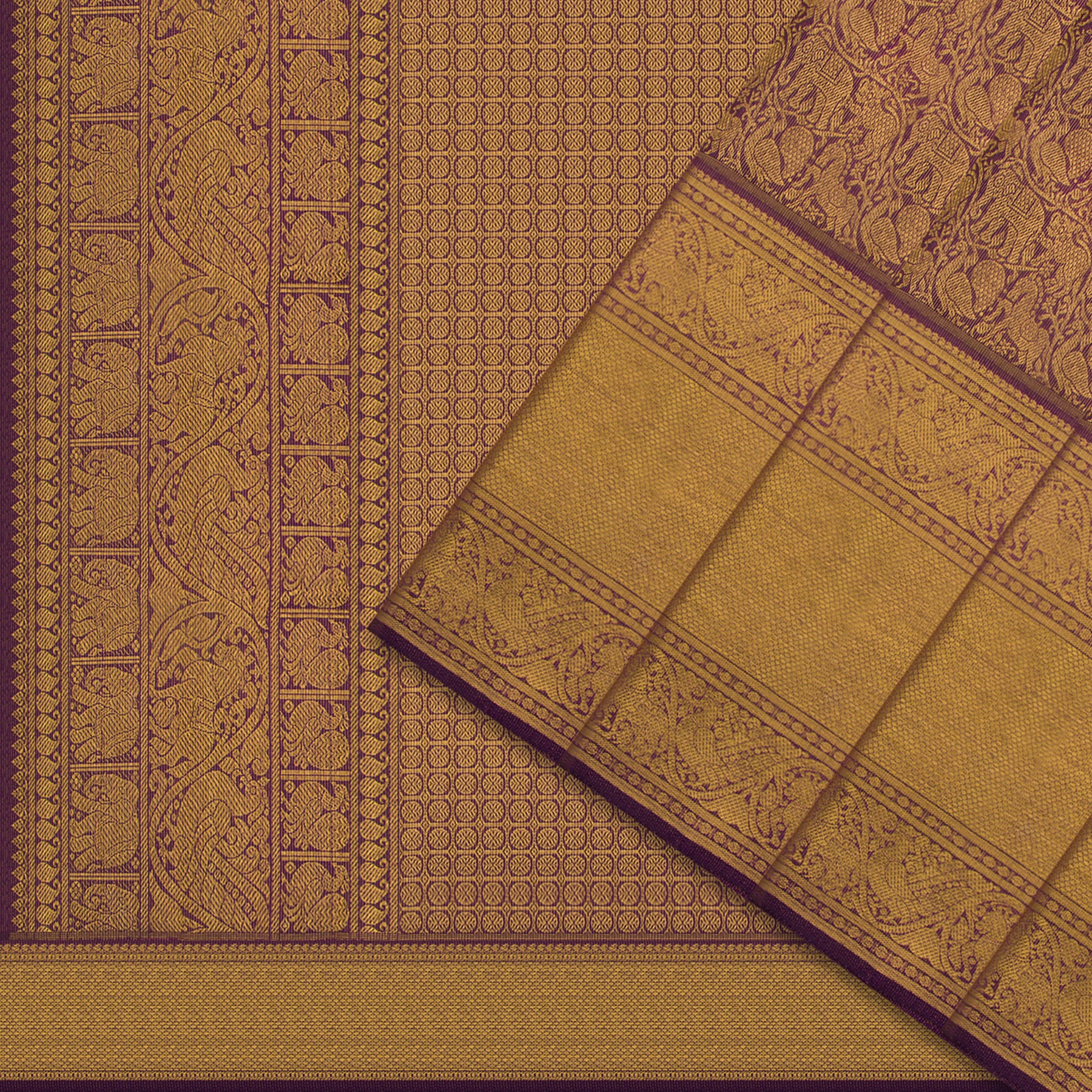 Kanakavalli Kanjivaram Silk Sari 24-110-HS001-14075 - Cover View
