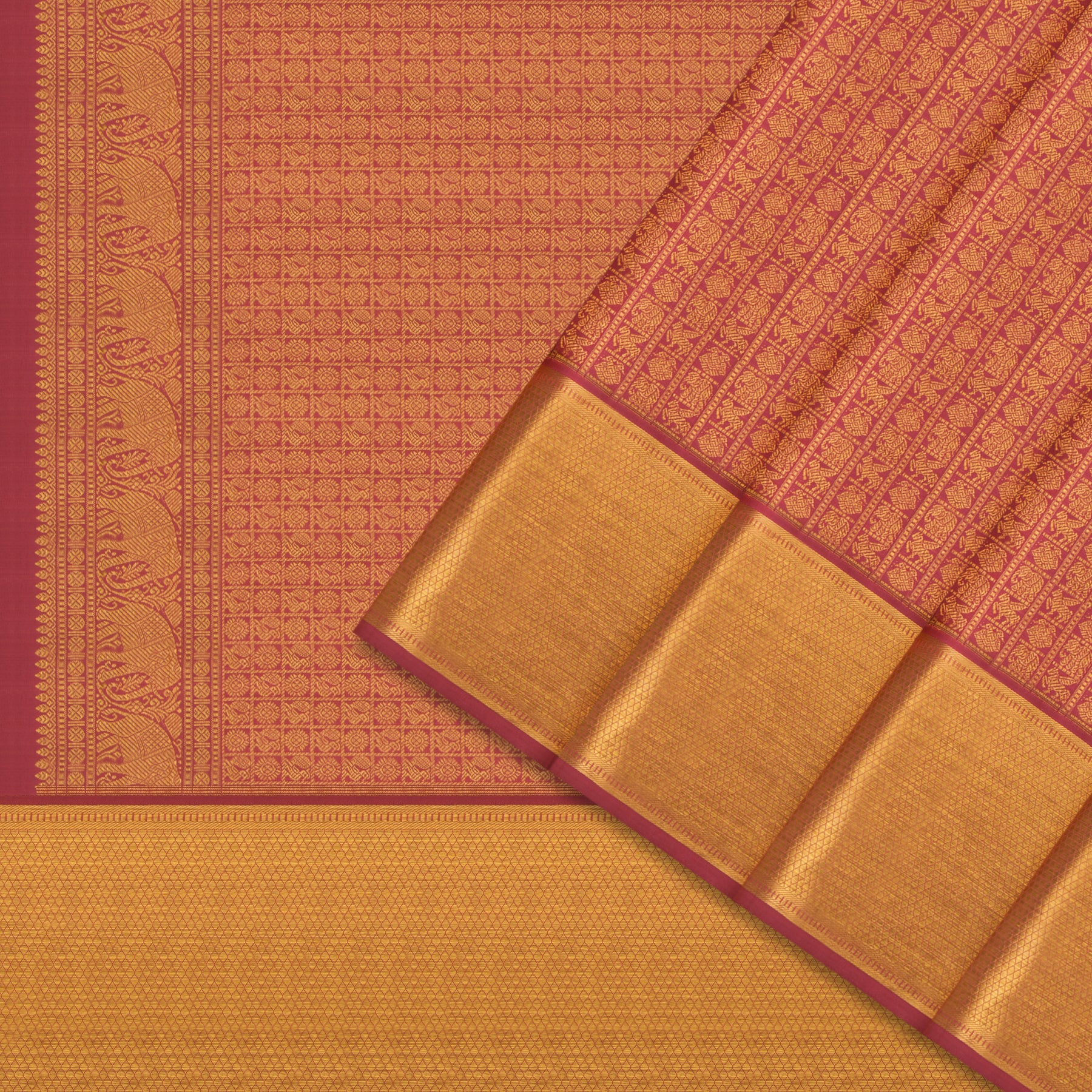 Kanakavalli Kanjivaram Silk Sari 24-110-HS001-14078 - Cover View