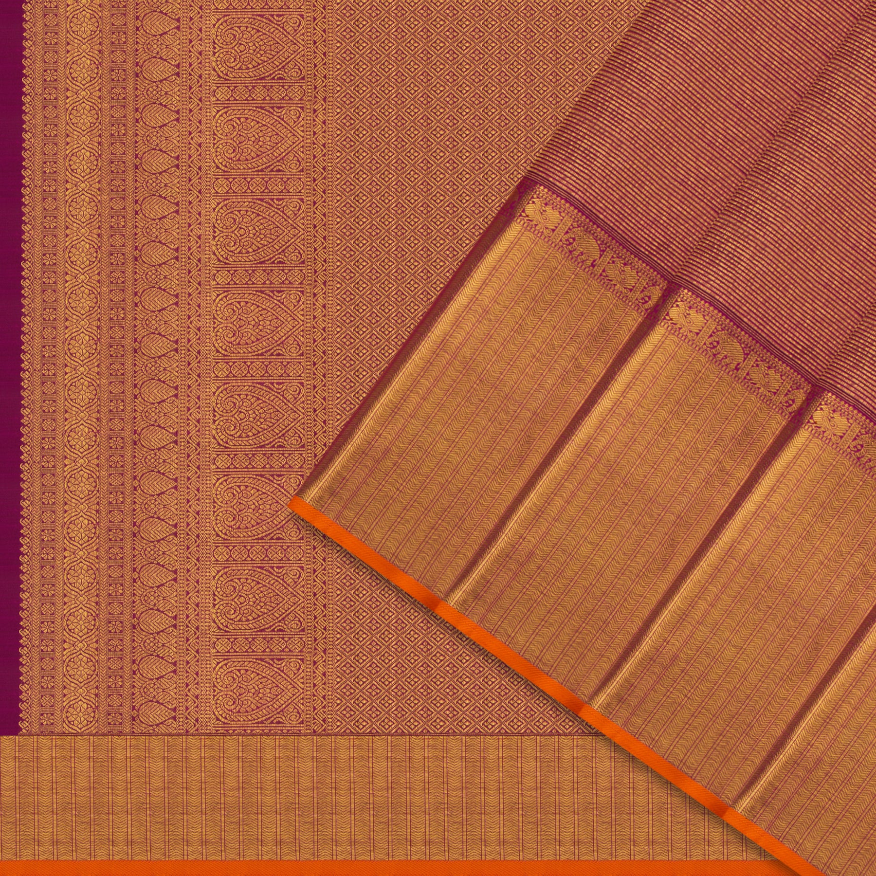 Kanakavalli Kanjivaram Silk Sari 24-110-HS001-14080 - Cover View