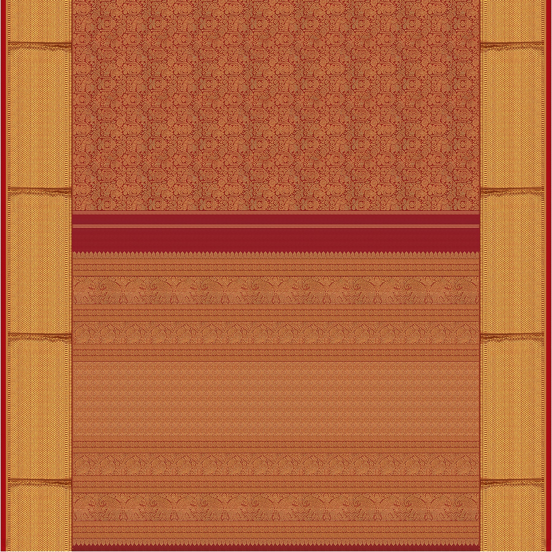 Kanakavalli Kanjivaram Silk Sari 24-110-HS001-14471 - Full View