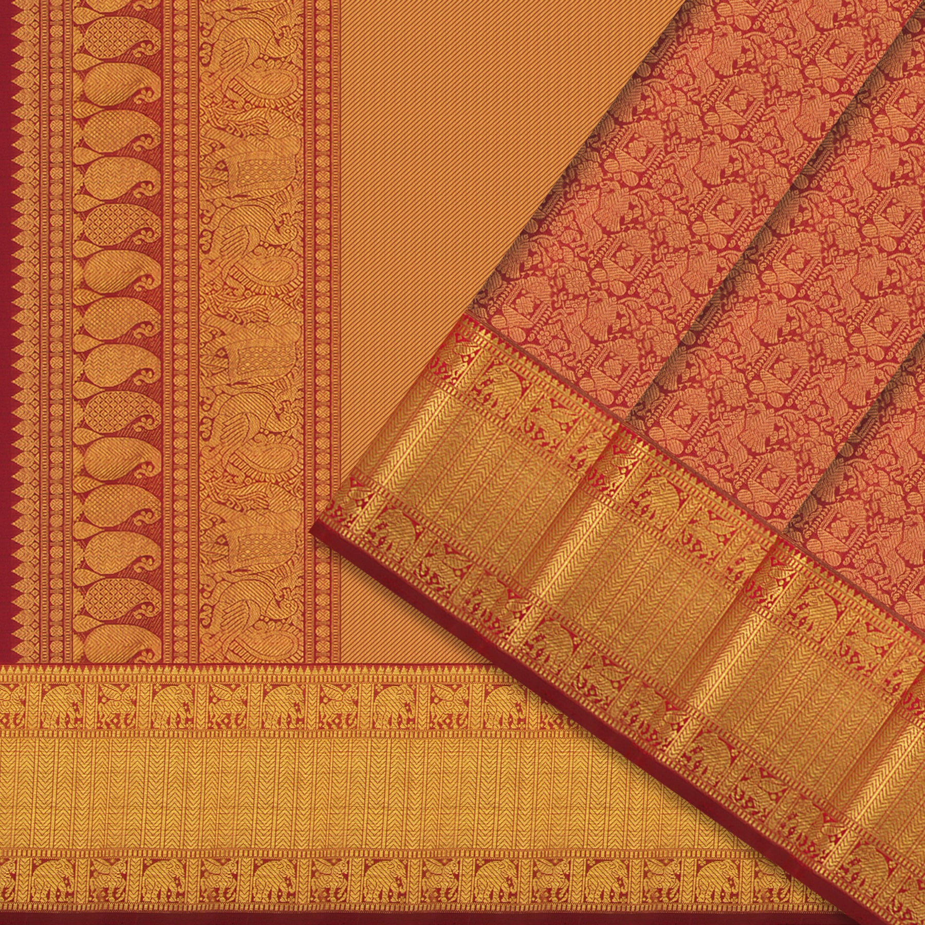 Kanakavalli Kanjivaram Silk Sari 24-110-HS001-14473 - Cover View