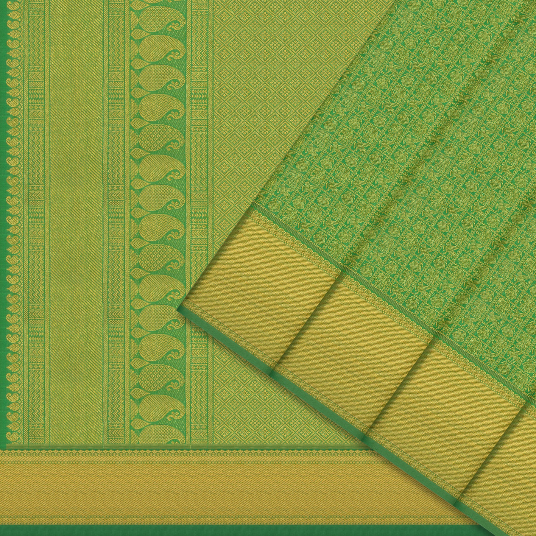 Kanakavalli Kanjivaram Silk Sari 24-110-HS001-14474 - Cover View