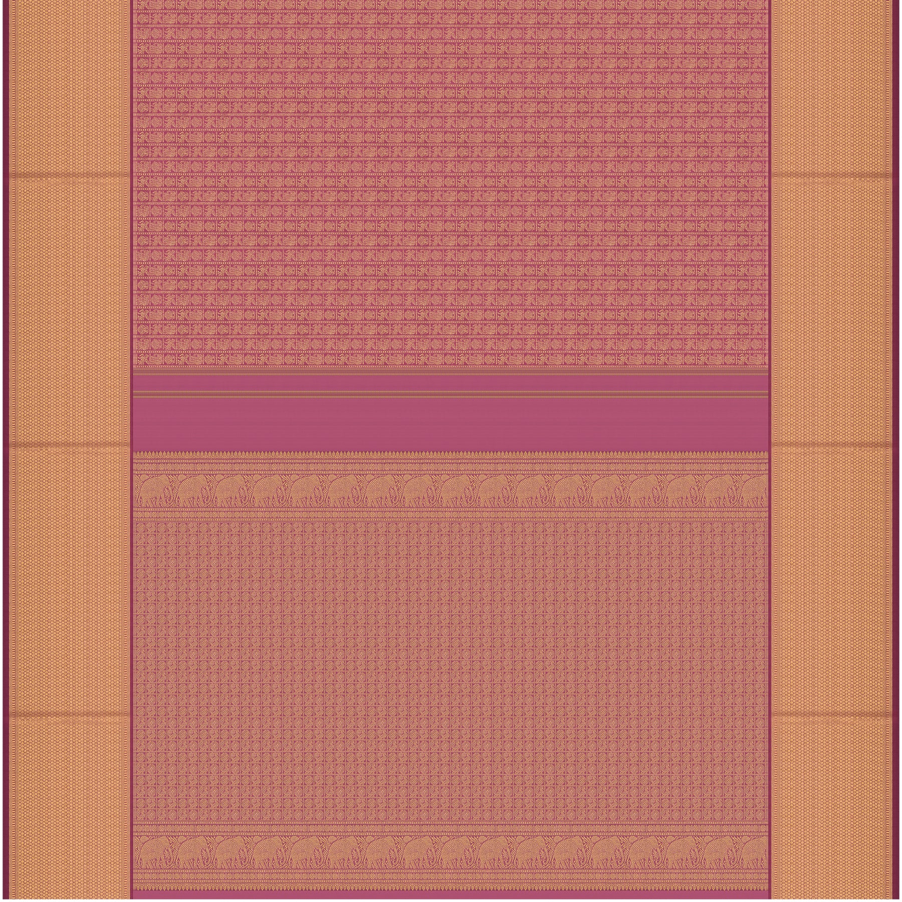 Kanakavalli Kanjivaram Silk Sari 24-110-HS001-14480 - Full View