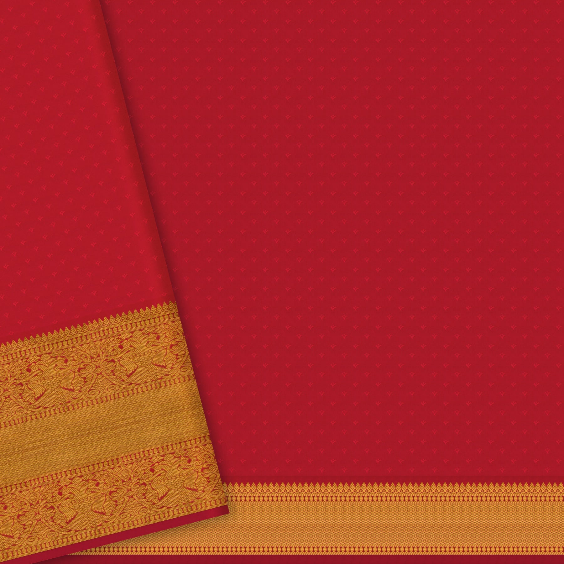 Kanakavalli Kanjivaram Silk Sari 24-110-HS001-14485 - Blouse View