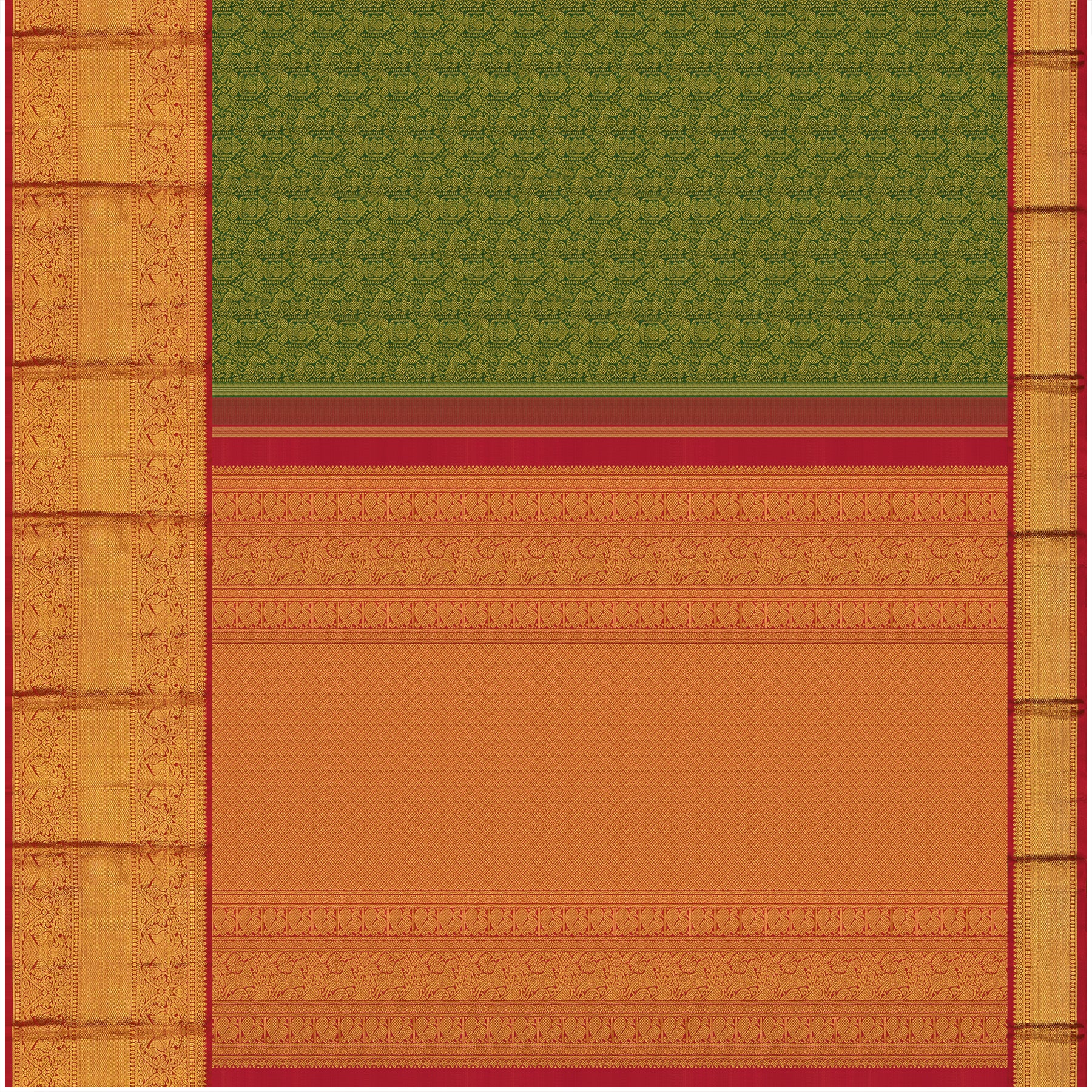 Kanakavalli Kanjivaram Silk Sari 24-110-HS001-14485 - Full View