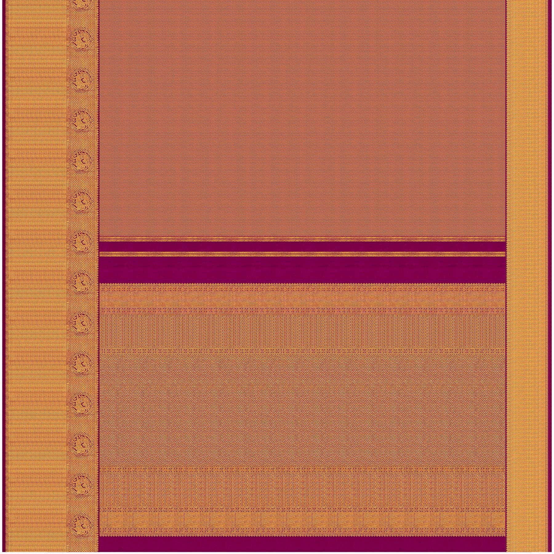 Kanakavalli Kanjivaram Silk Sari 24-110-HS001-14490 - Full View