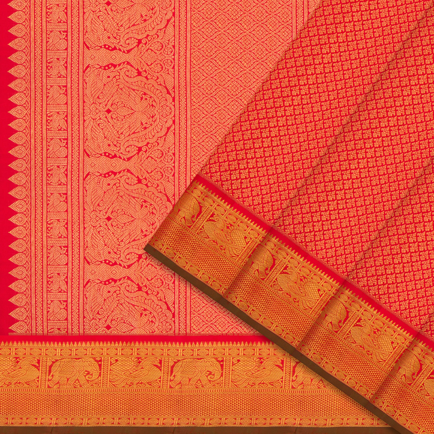 Kanakavalli Kanjivaram Silk Sari 24-110-HS001-14516 - Cover View