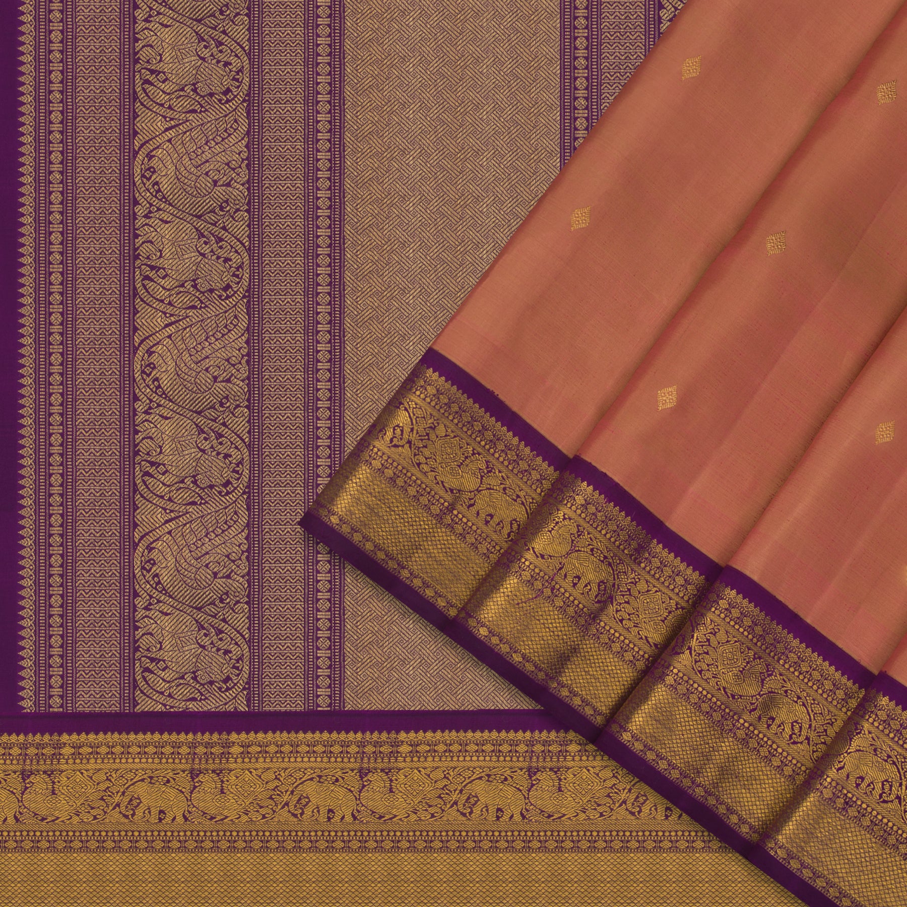 Kanakavalli Kanjivaram Silk Sari 24-110-HS001-14527 - Cover View