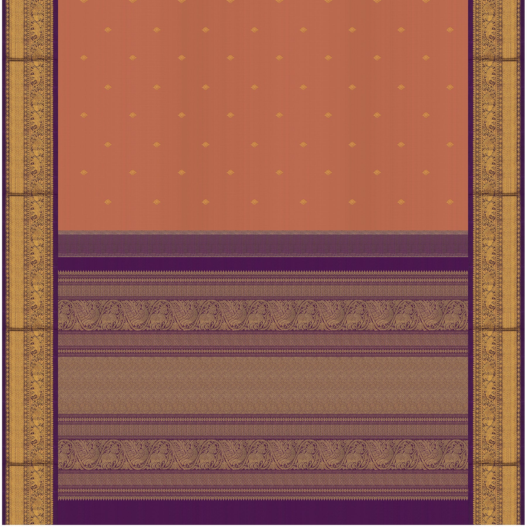 Kanakavalli Kanjivaram Silk Sari 24-110-HS001-14527 - Full View