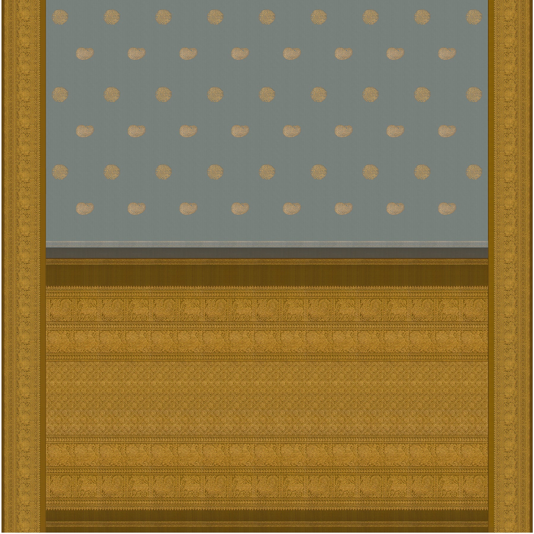 Kanakavalli Kanjivaram Silk Sari 24-110-HS001-14536 - Full View