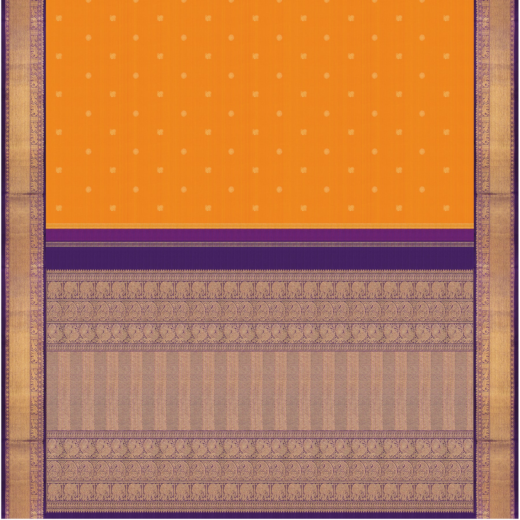 Kanakavalli Kanjivaram Silk Sari 24-110-HS001-14538 - Full View