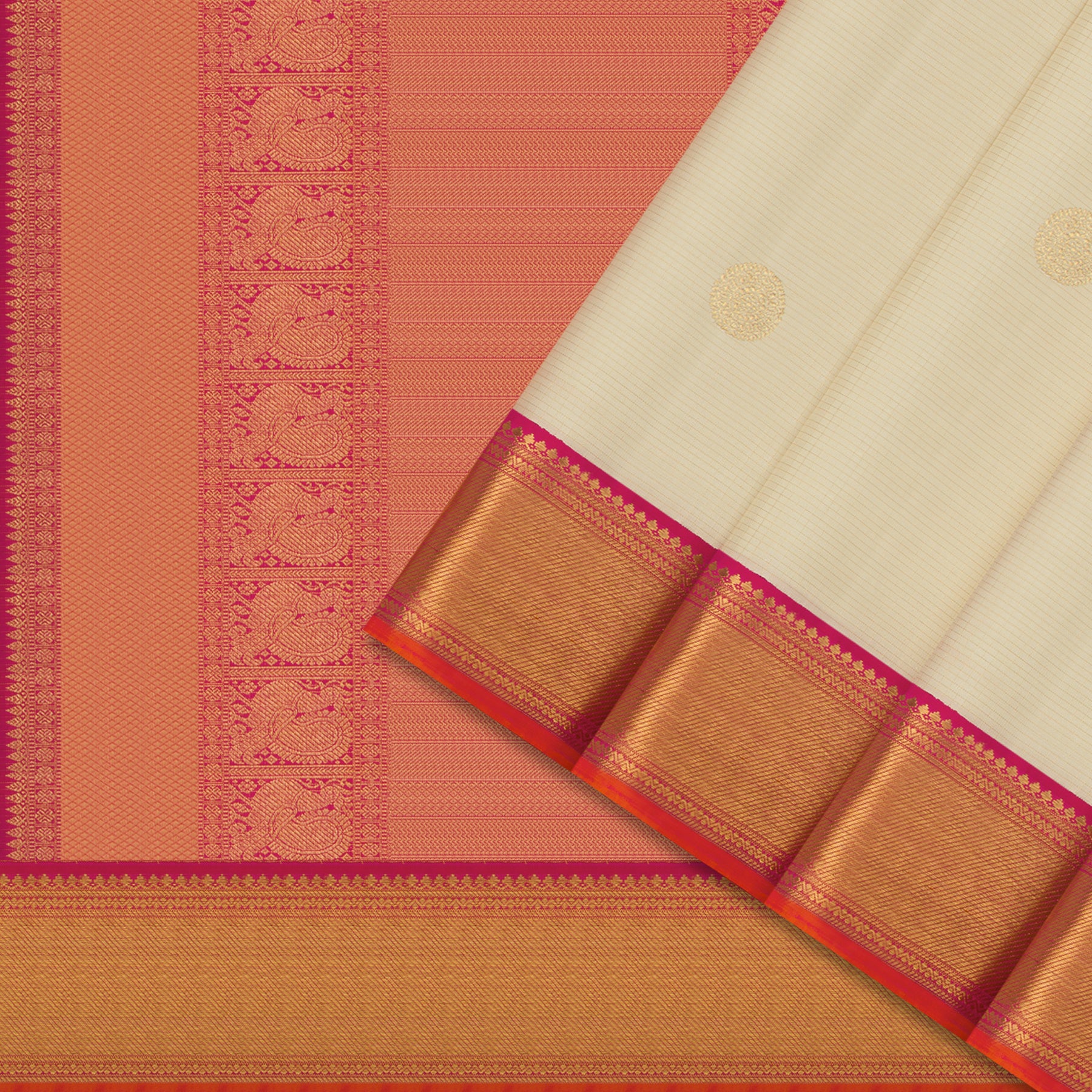 Kanakavalli Kanjivaram Silk Sari 24-110-HS001-14559 - Cover View