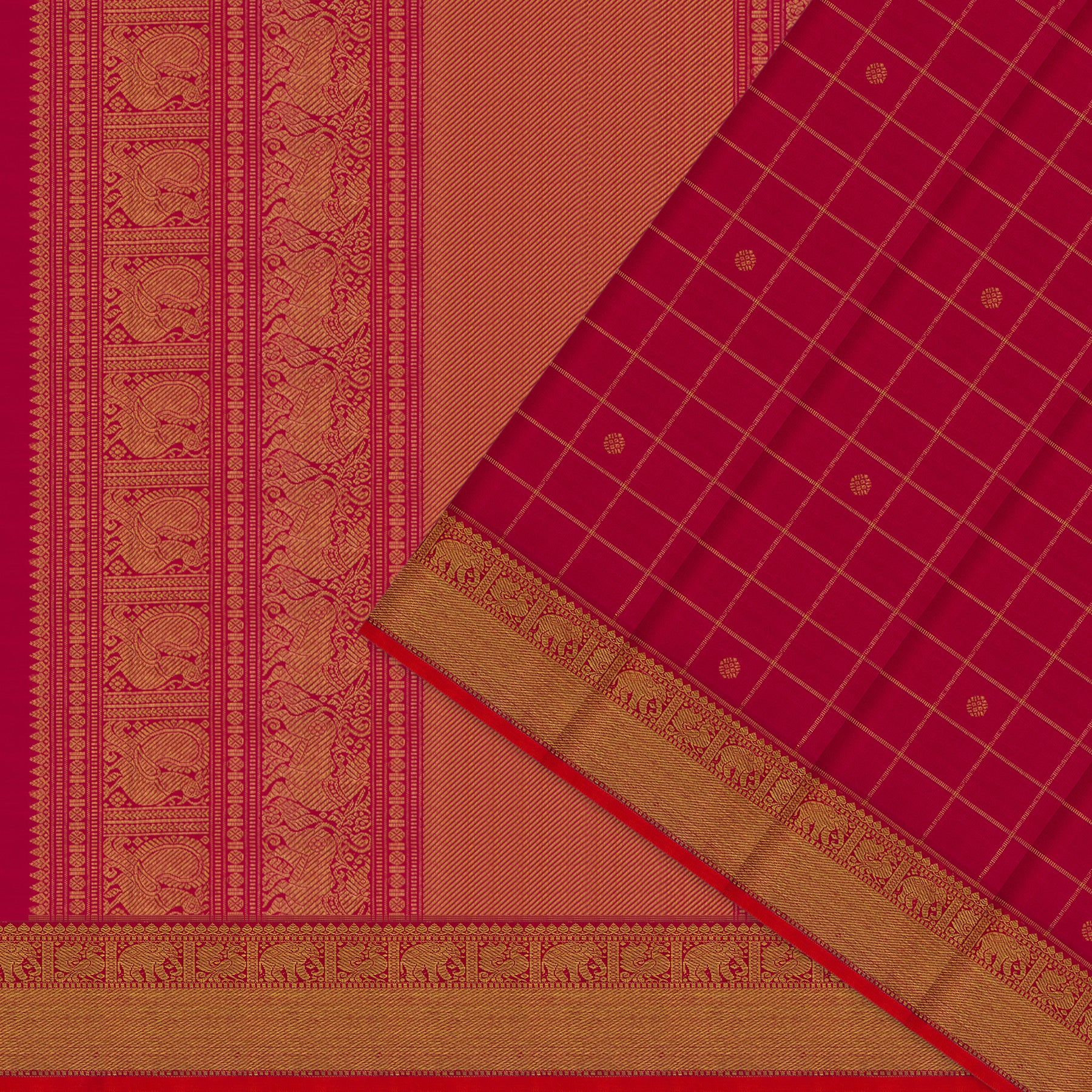 Kanakavalli Kanjivaram Silk Sari 24-110-HS001-14568 - Cover View
