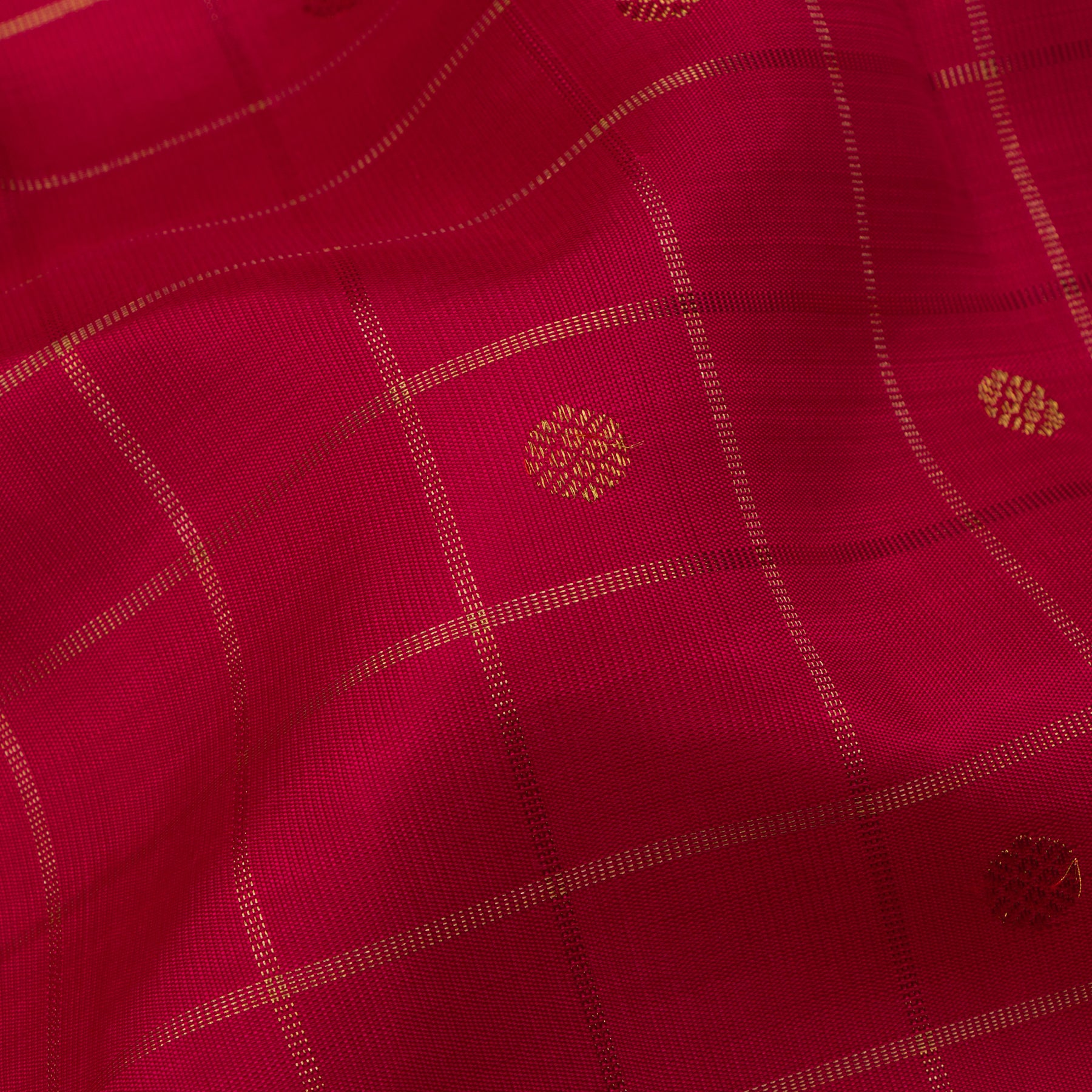 Kanakavalli Kanjivaram Silk Sari 24-110-HS001-14568 - Fabric View
