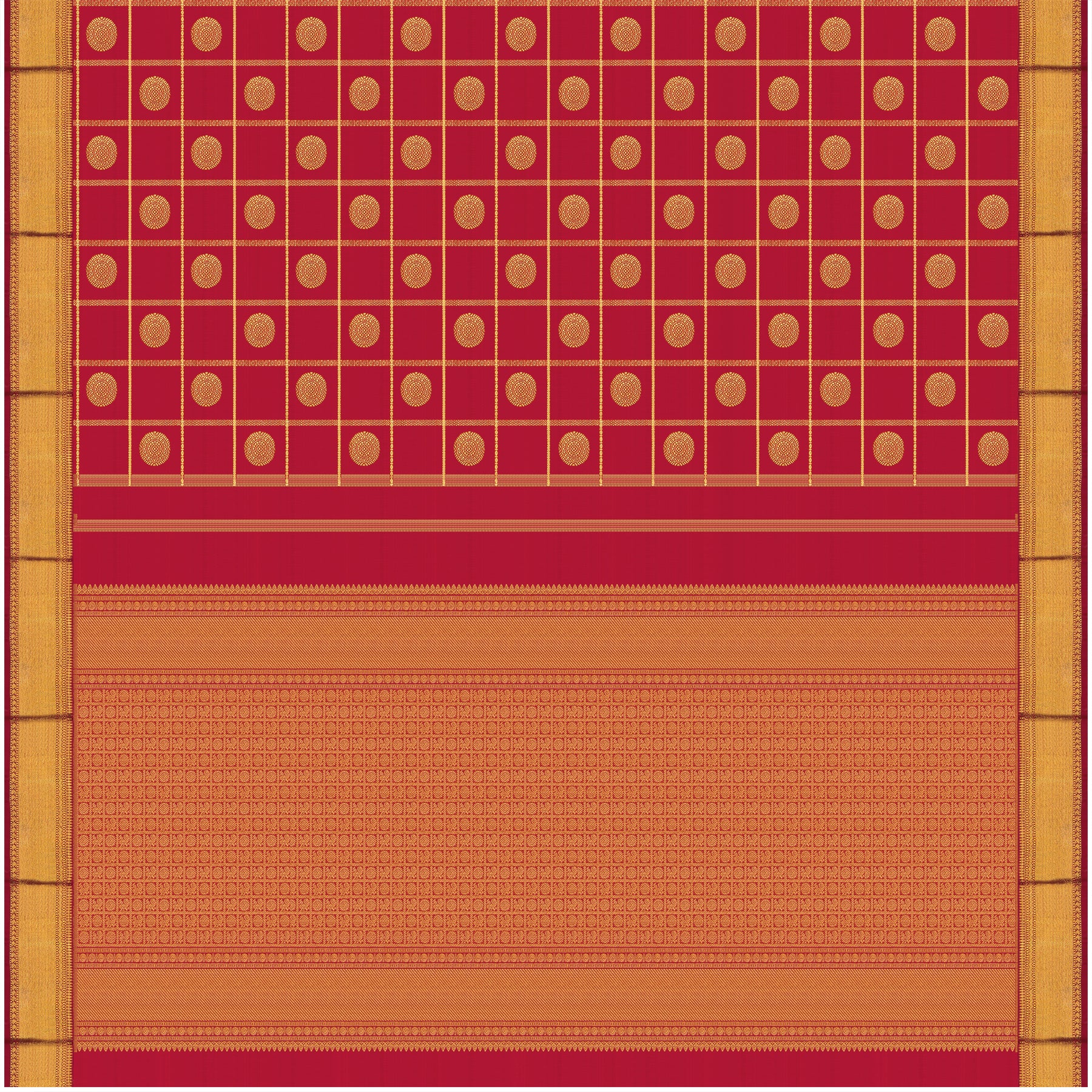 Kanakavalli Kanjivaram Silk Sari 24-110-HS001-14578 - Full View