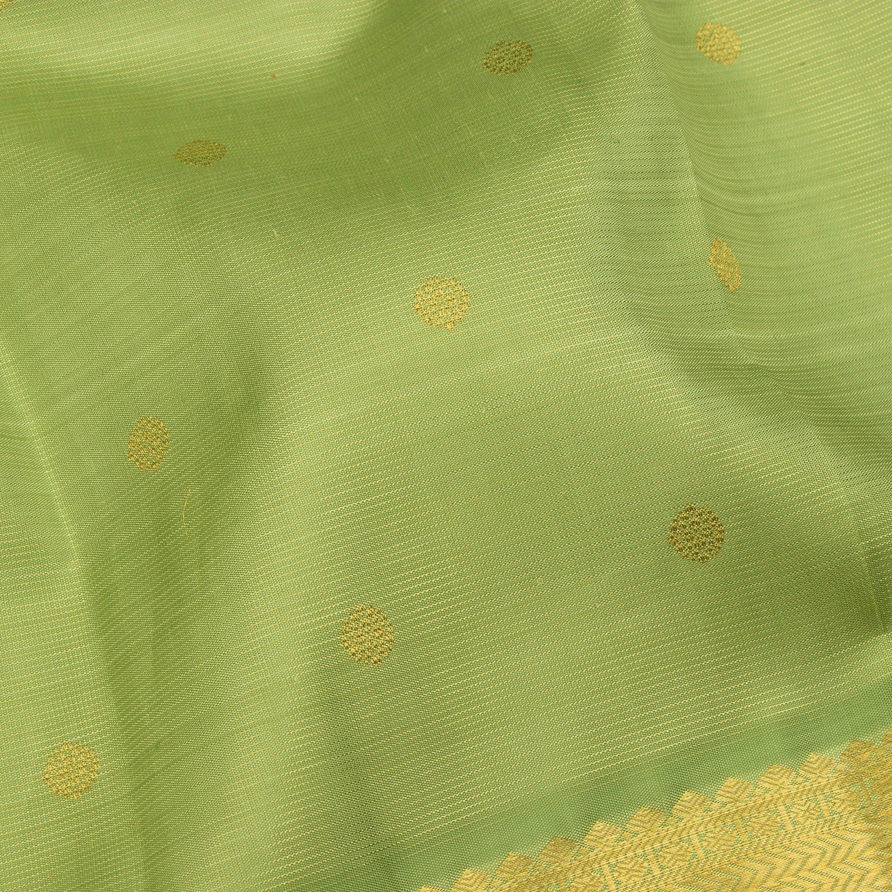 Kanakavalli Kanjivaram Silk Sari 24-110-HS001-14585 - Fabric View