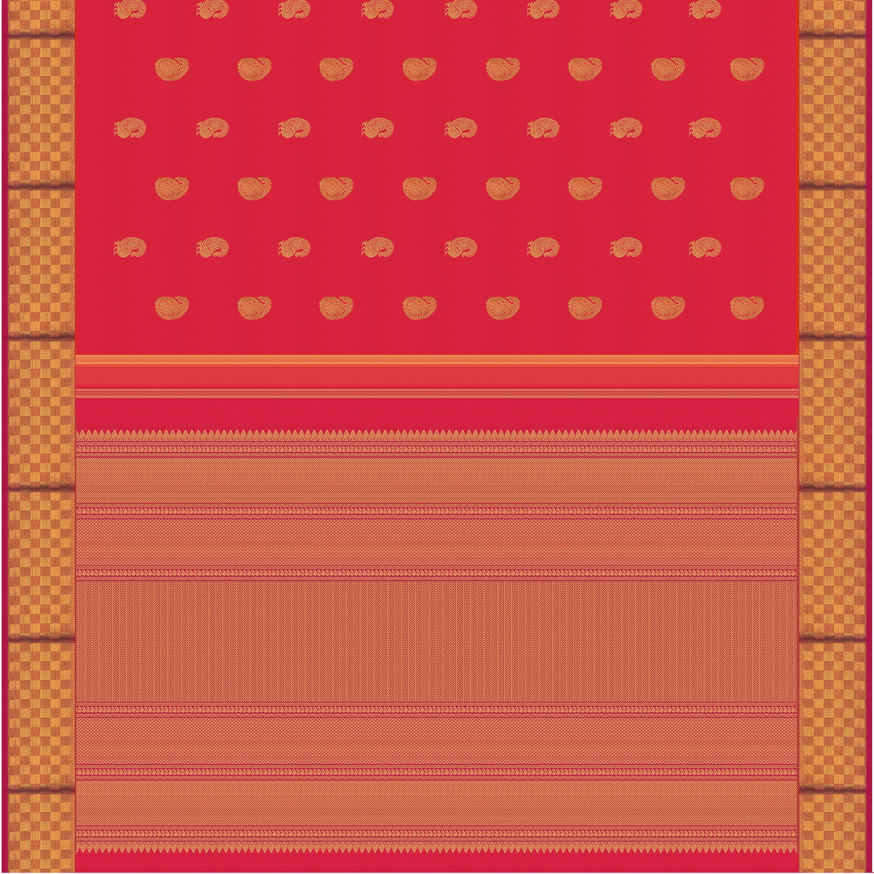 Kanakavalli Kanjivaram Silk Sari 24-110-HS001-14615 - Full View