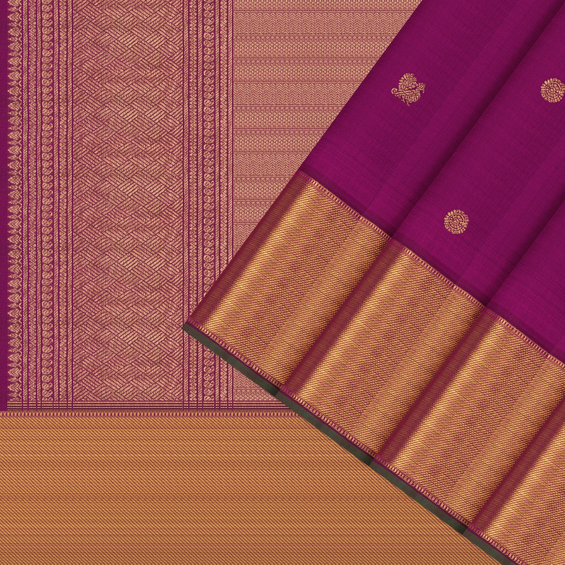 Kanakavalli Kanjivaram Silk Sari 24-110-HS001-14618 - Cover View