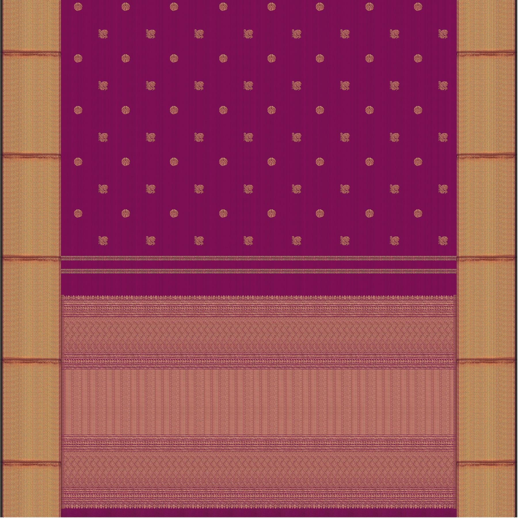Kanakavalli Kanjivaram Silk Sari 24-110-HS001-14618 - Full View