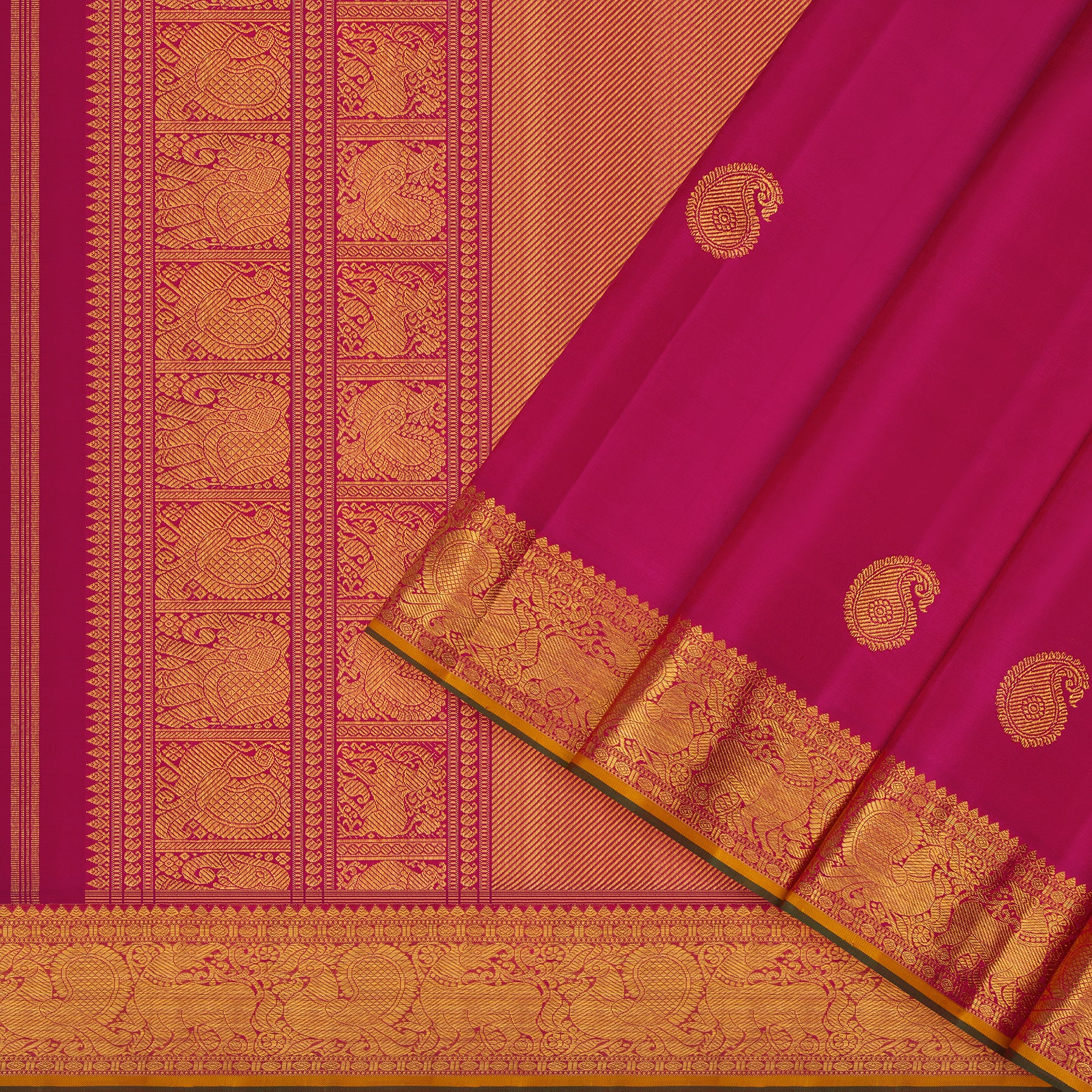 Kanakavalli Kanjivaram Silk Sari 24-110-HS001-14632 - Cover View