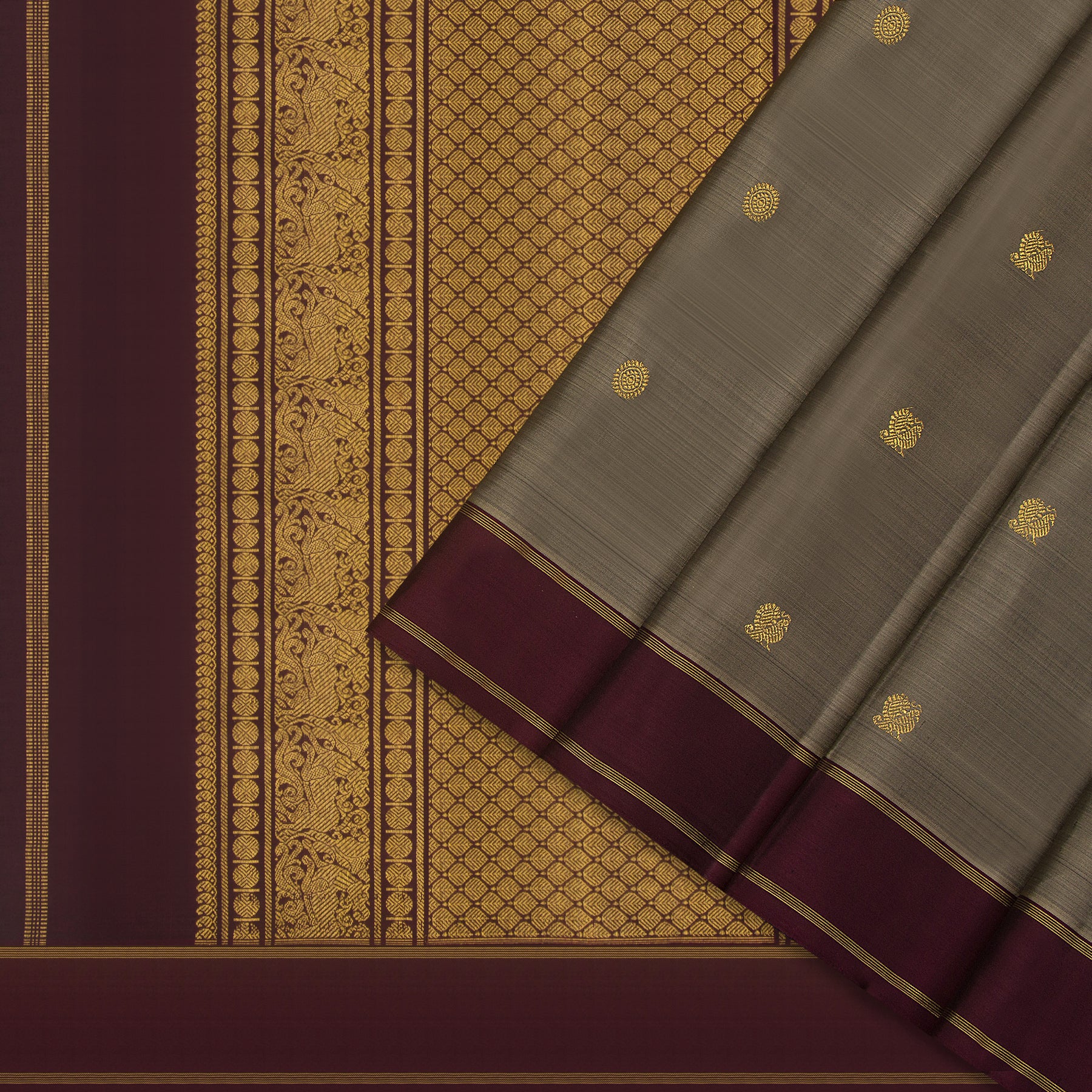 Kanakavalli Kanjivaram Silk Sari 24-110-HS001-14648 - Cover View
