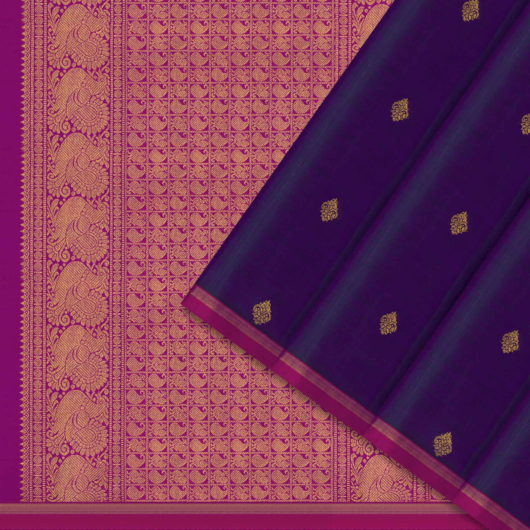 Kanakavalli Kanjivaram Silk Sari 24-110-HS001-14650 - Cover View
