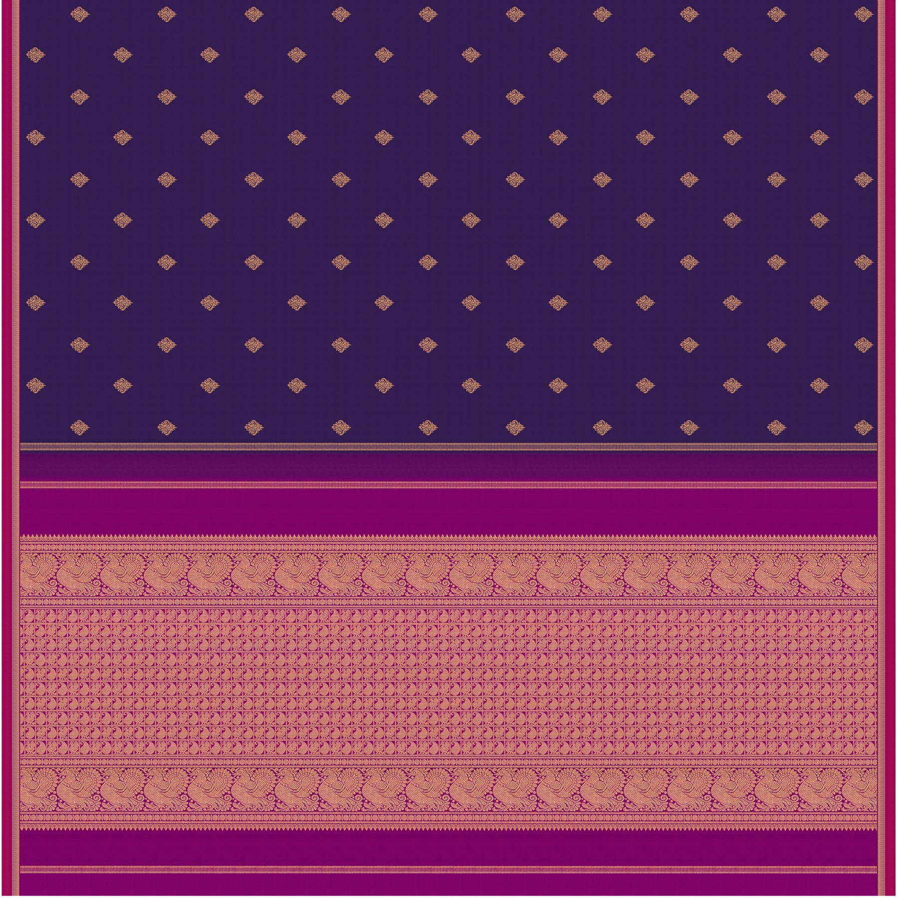 Kanakavalli Kanjivaram Silk Sari 24-110-HS001-14650 - Full View