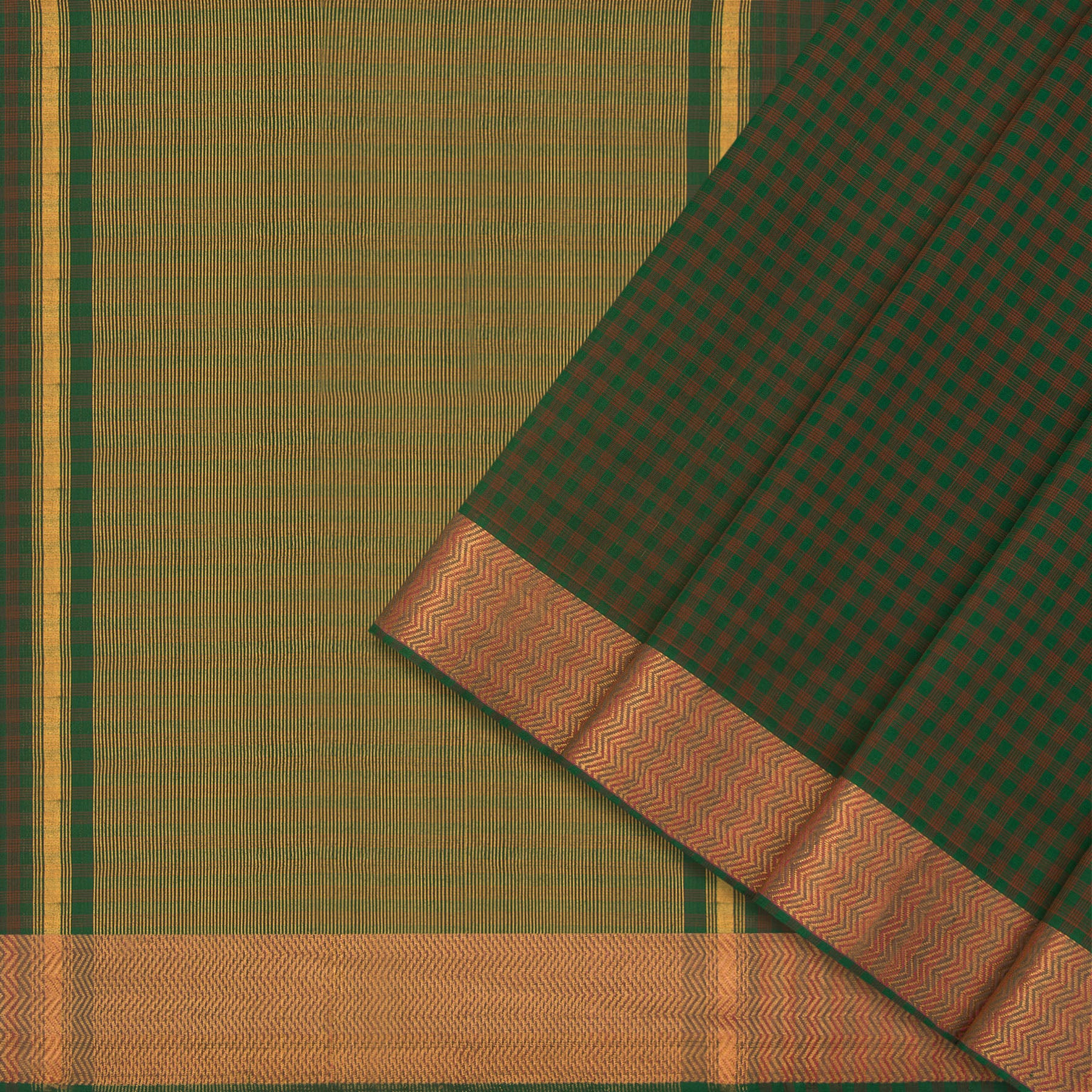 Kanakavalli Mangalgiri Cotton Sari 24-261-HS003-05305 - Cover View