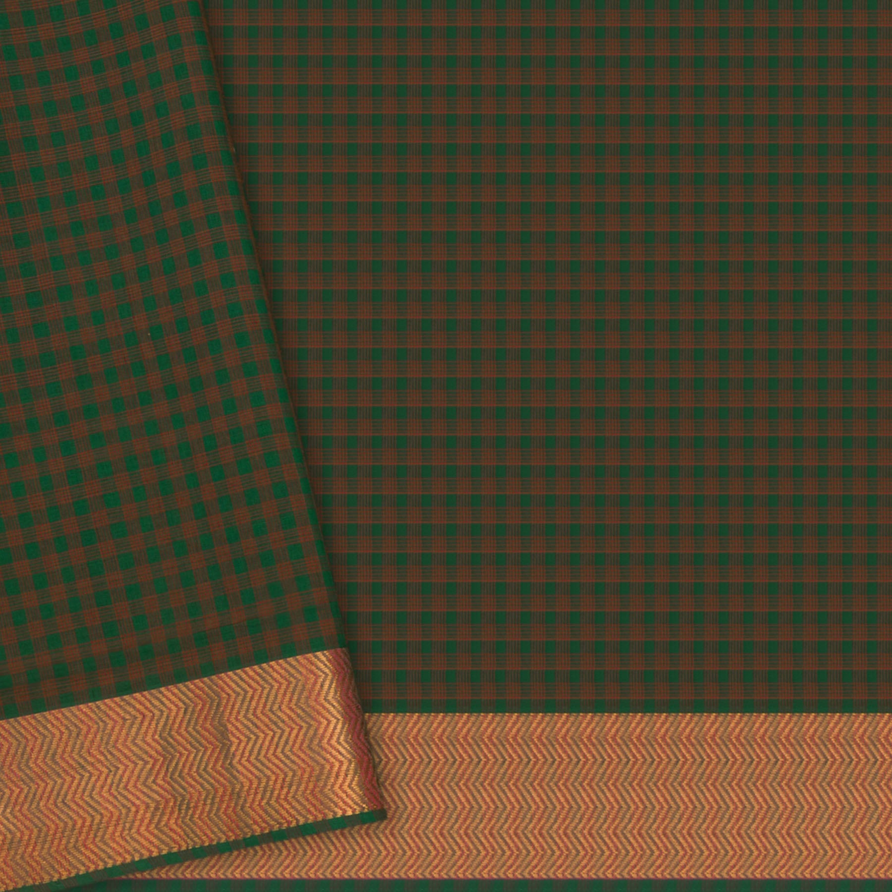 Kanakavalli Mangalgiri Cotton Sari 24-261-HS003-05305 - Blouse View