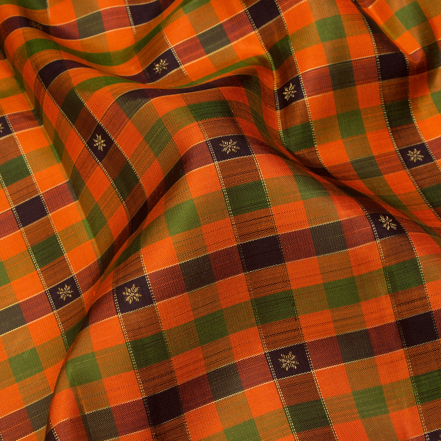 Kanakavalli Kanjivaram Silk Blouse Length 24-595-HB001-07217 - Fabric View