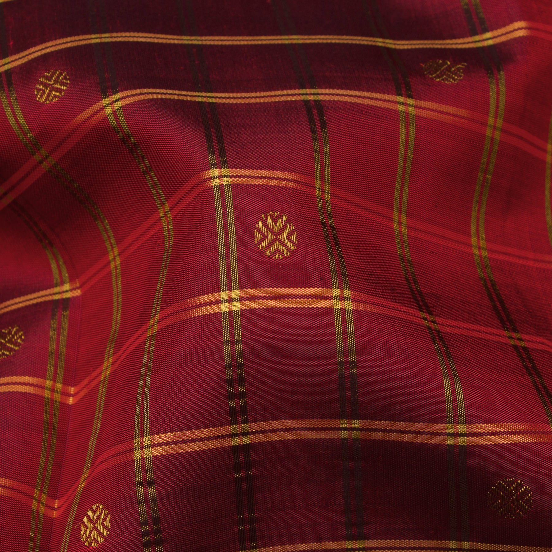 Kanakavalli Kattam - Vari Silk Blouse Length 24-595-HB001-07239 - Fabric View