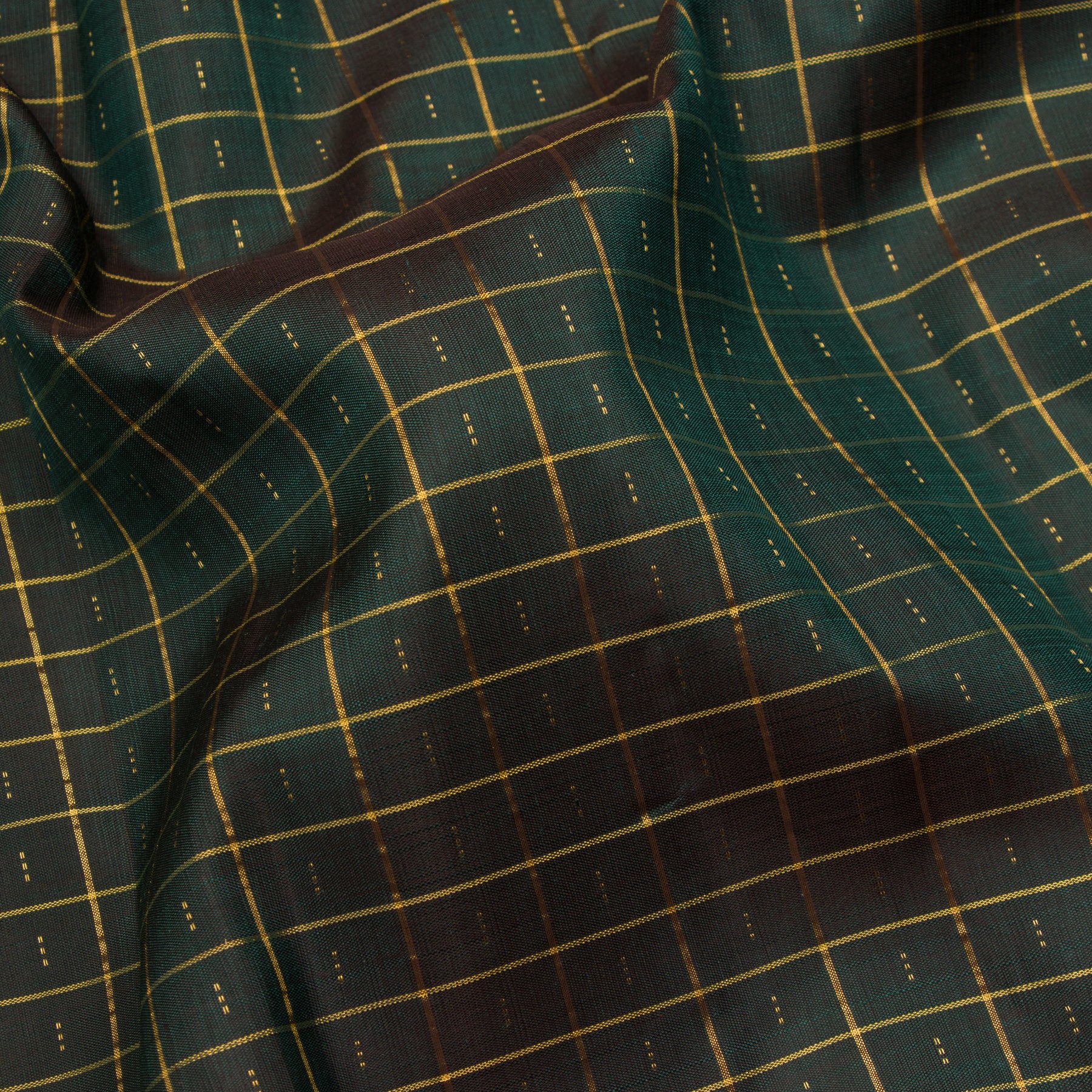 Kanakavalli Kattam - Vari Silk Blouse Length 24-595-HB001-08007 - Fabric View