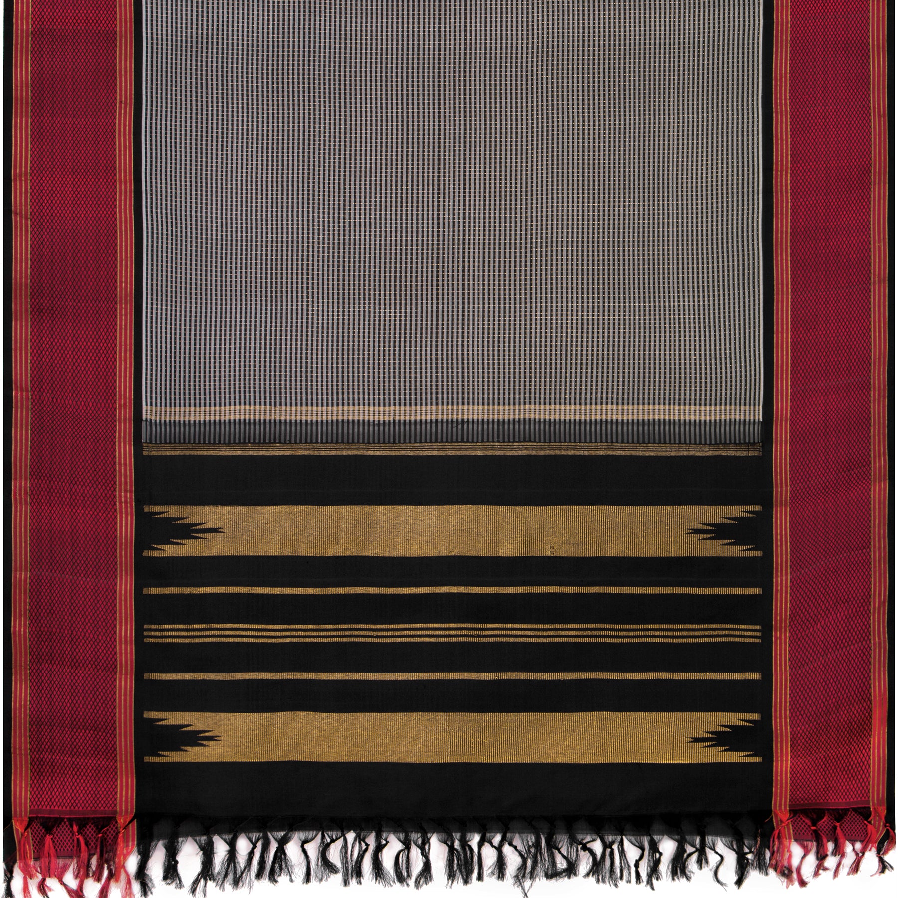 Kanakavalli Kanjivaram Silk Dupatta 24-595-HD001-09380 - Full View