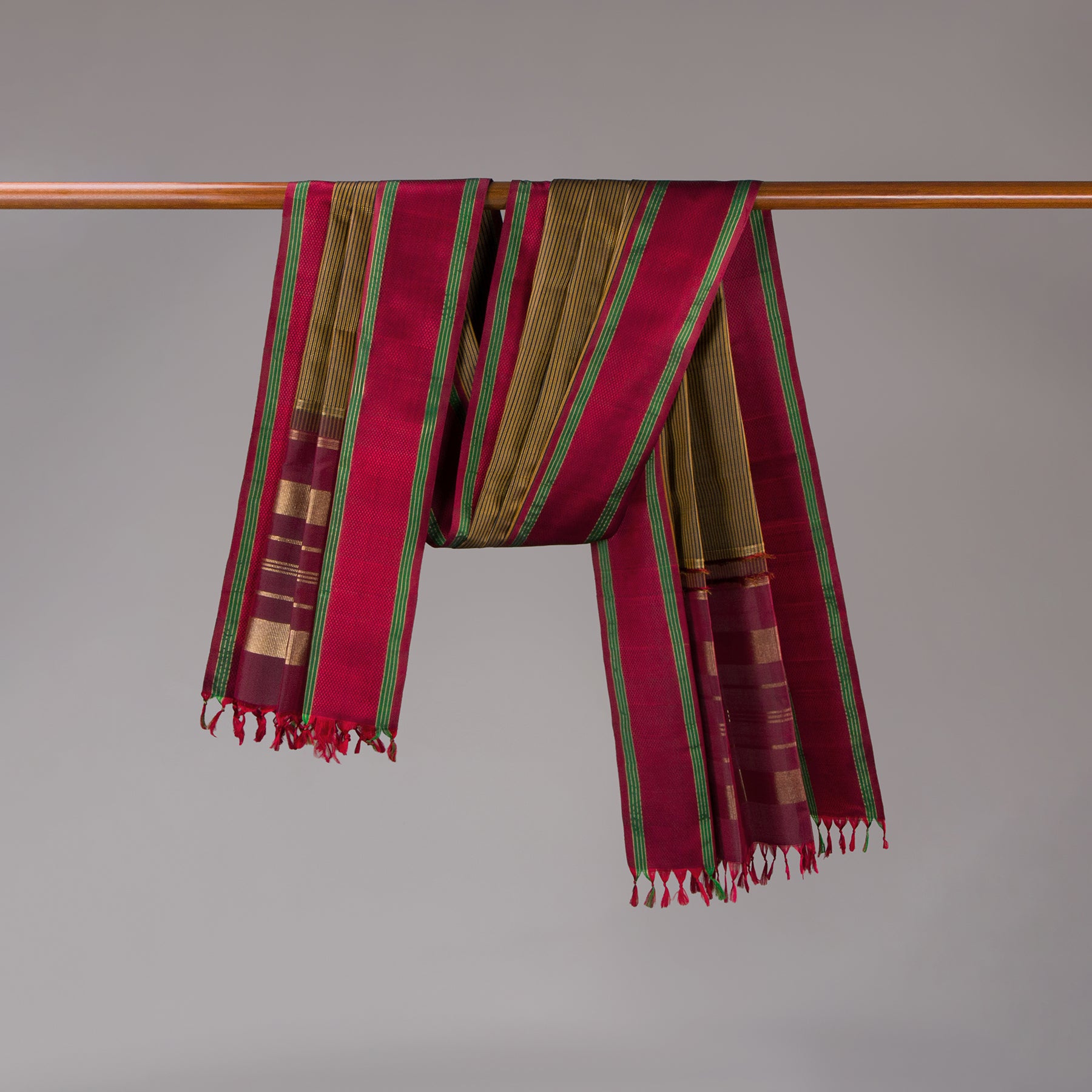 Kanakavalli Kanjivaram Silk Dupatta 24-595-HD001-09460 - Cover View