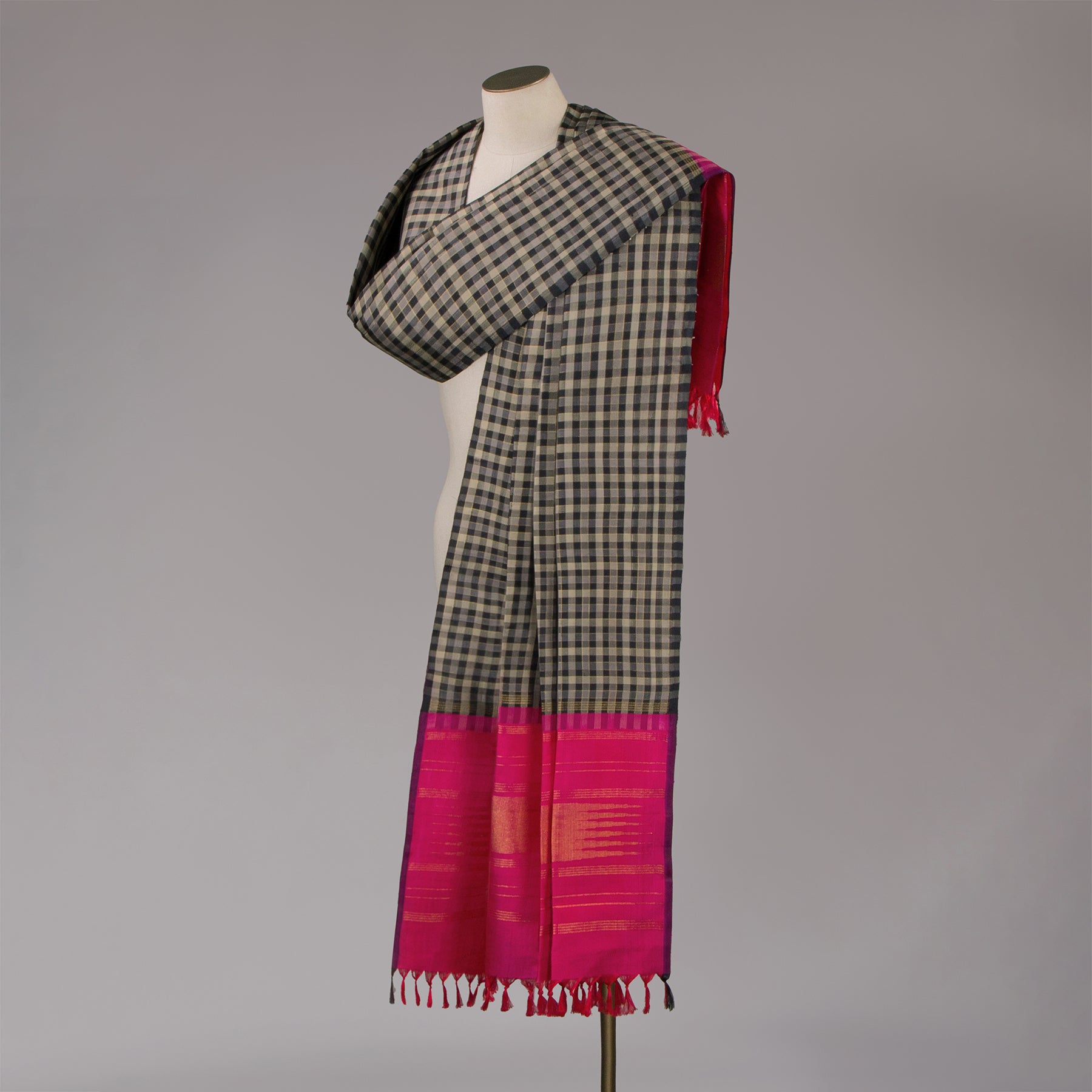 Kanakavalli Kanjivaram Silk Dupatta 24-595-HD001-12995 - Drape View