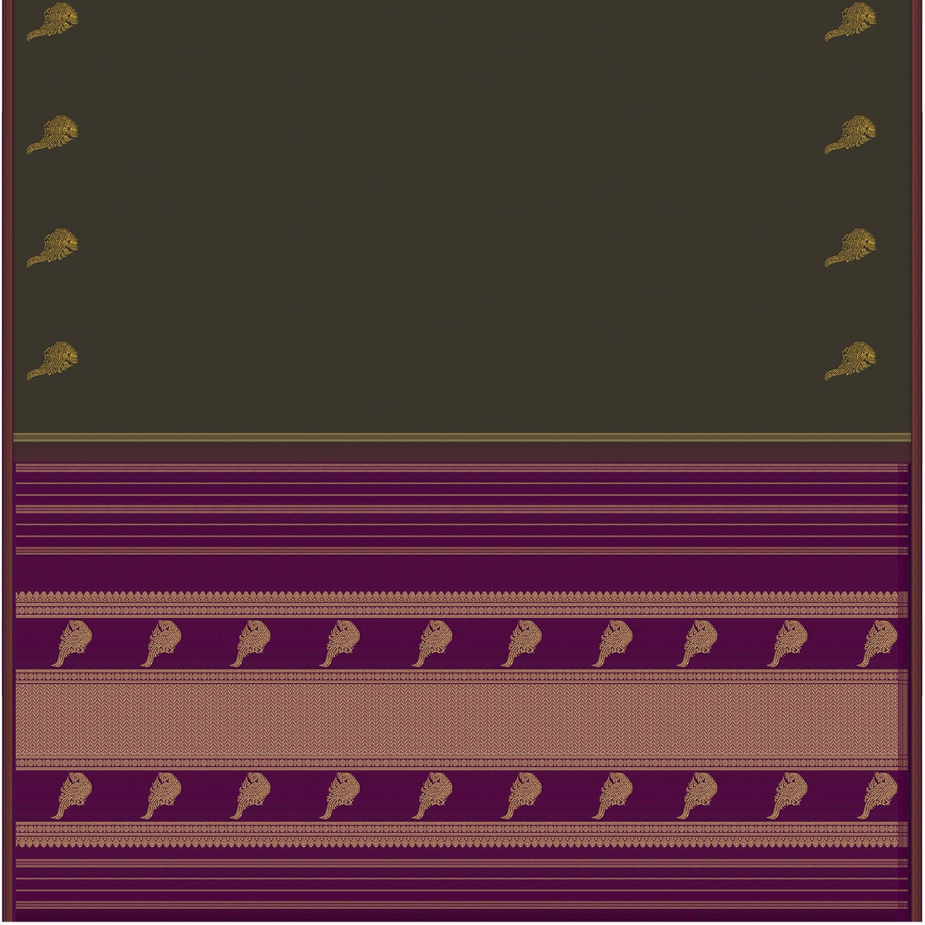 Kanakavalli Kanjivaram Silk Sari 24-595-HS001-00089 - Full View