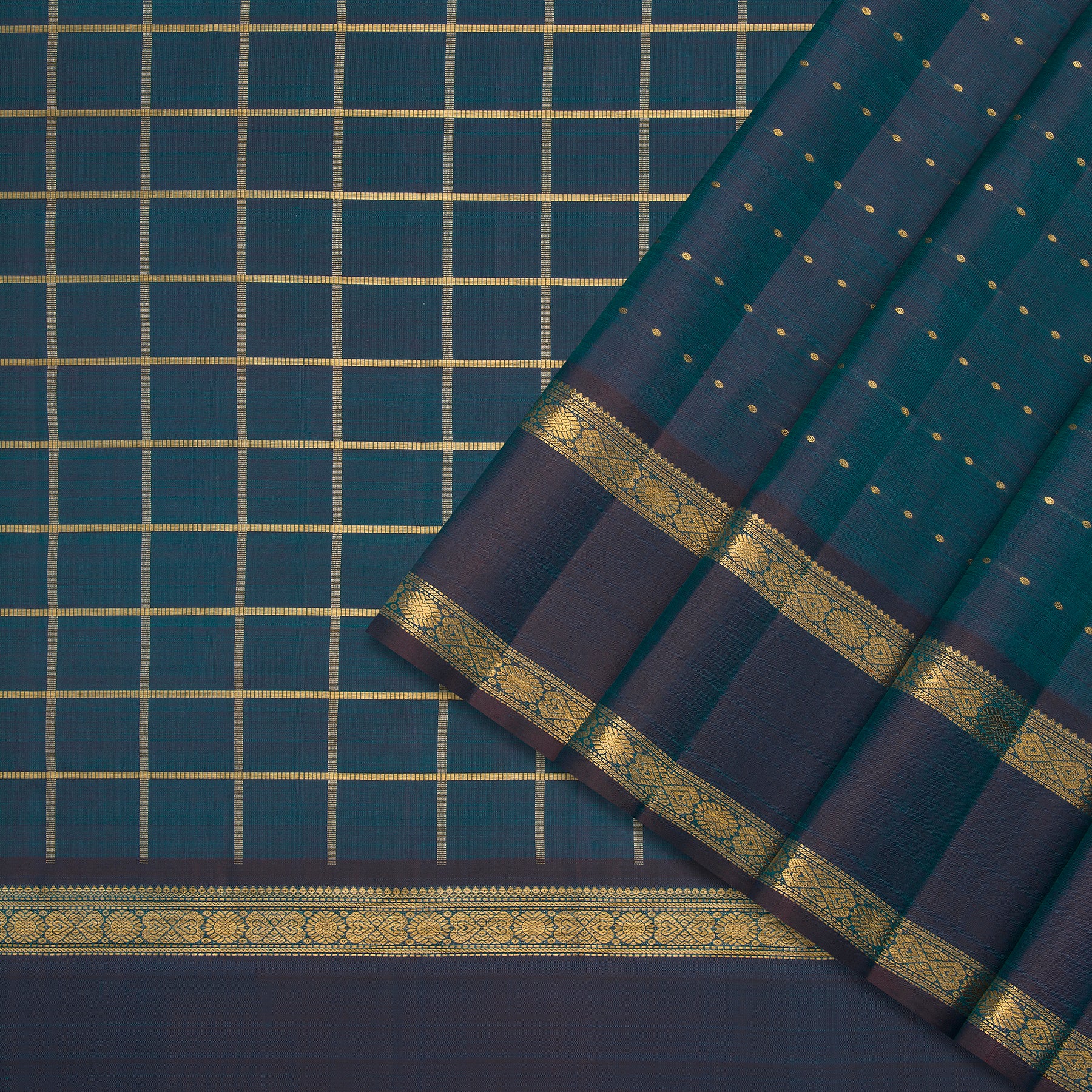 Kanakavalli Kanjivaram Silk Sari 24-595-HS001-01260 - Cover View