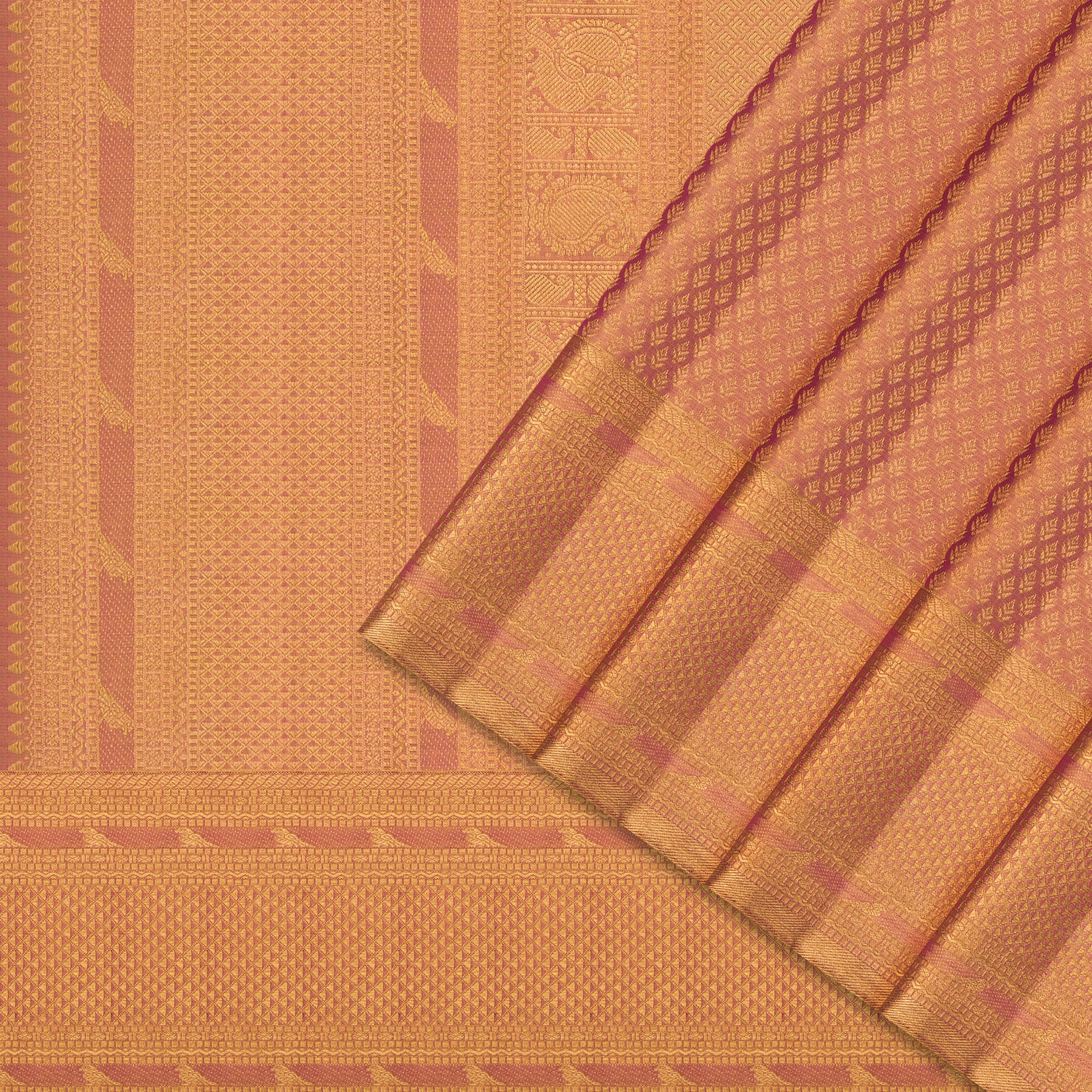 Kanakavalli Kanjivaram Silk Sari 24-595-HS001-01291 - Cover View