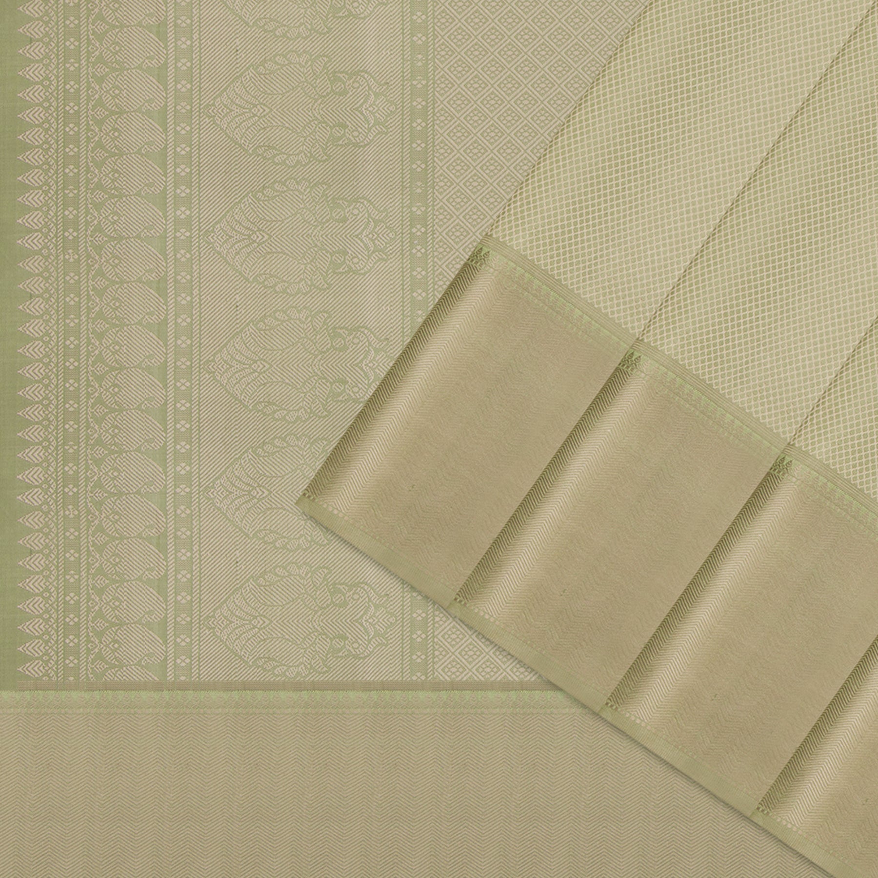 Kanakavalli Kanjivaram Silk Sari 24-595-HS001-01516 - Cover View