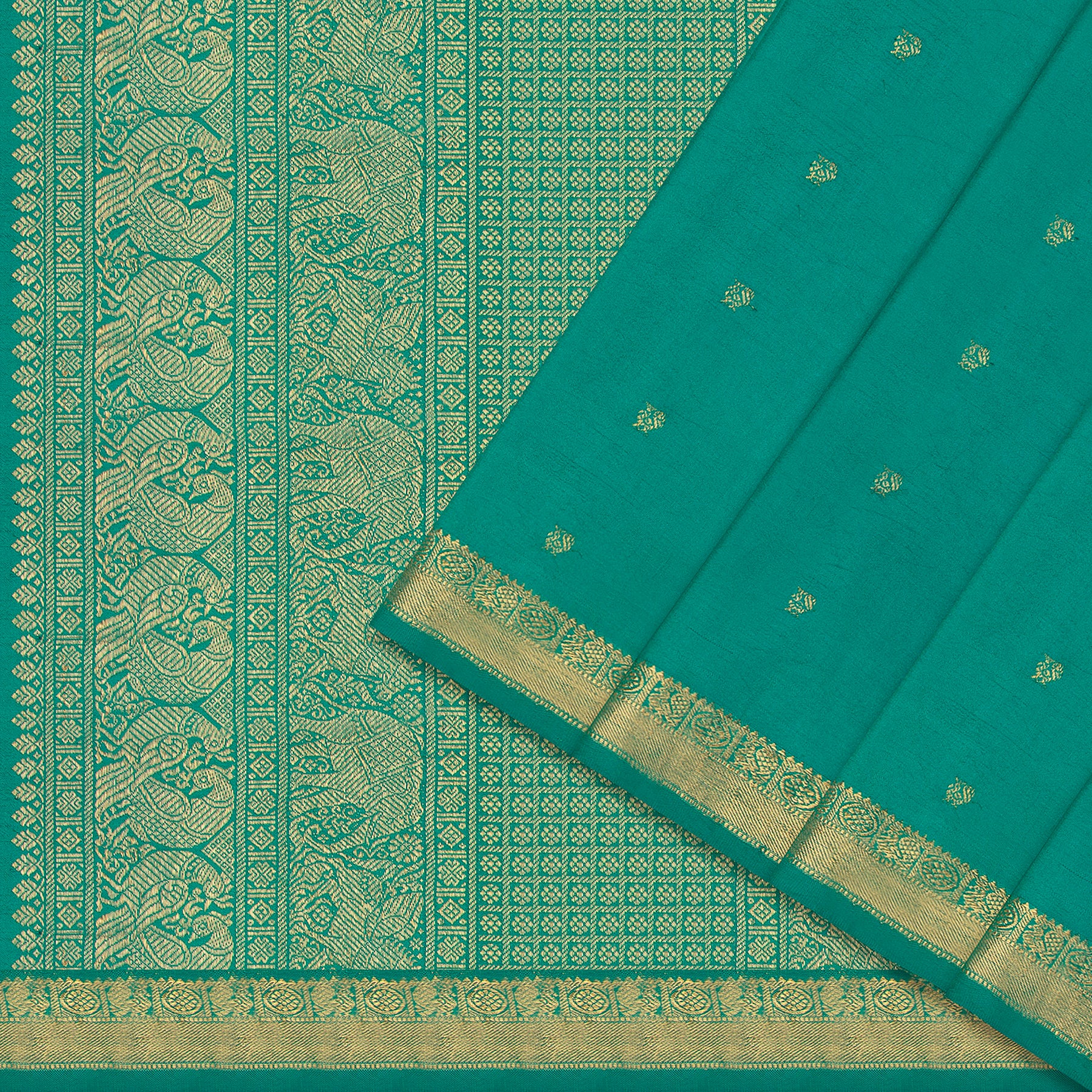 Kanakavalli Kanjivaram Silk Sari 24-595-HS001-01518 - Cover View