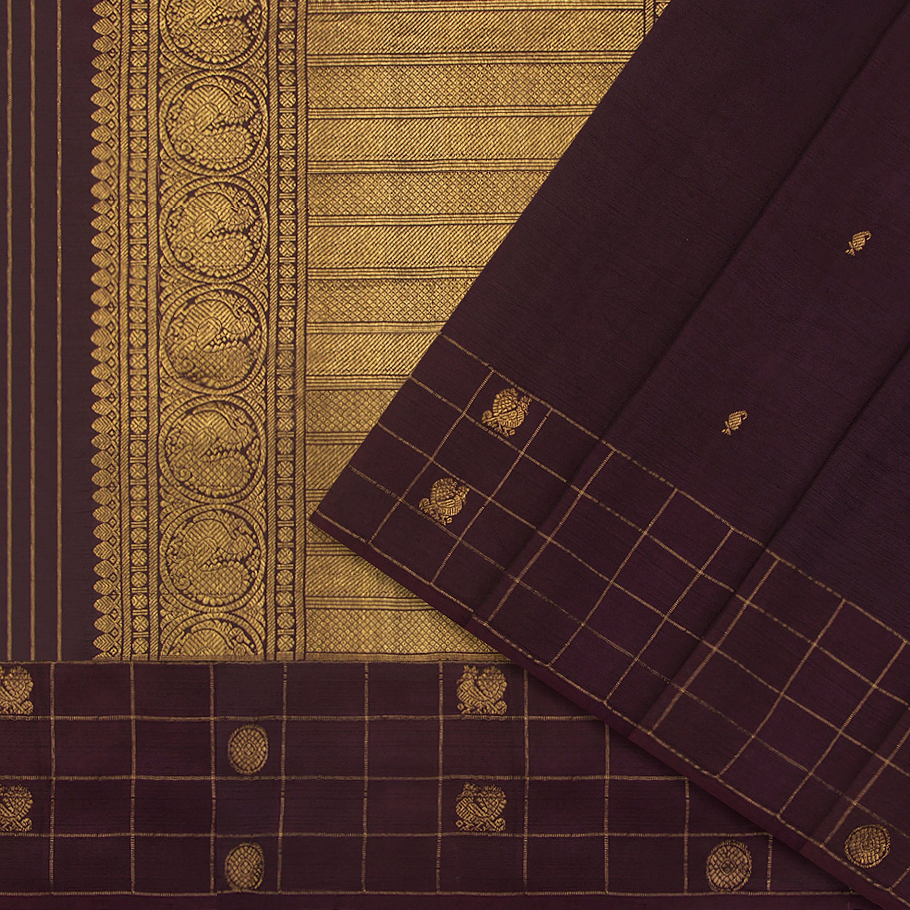 Kanakavalli Kanjivaram Silk Sari 24-595-HS001-03848 - Cover View