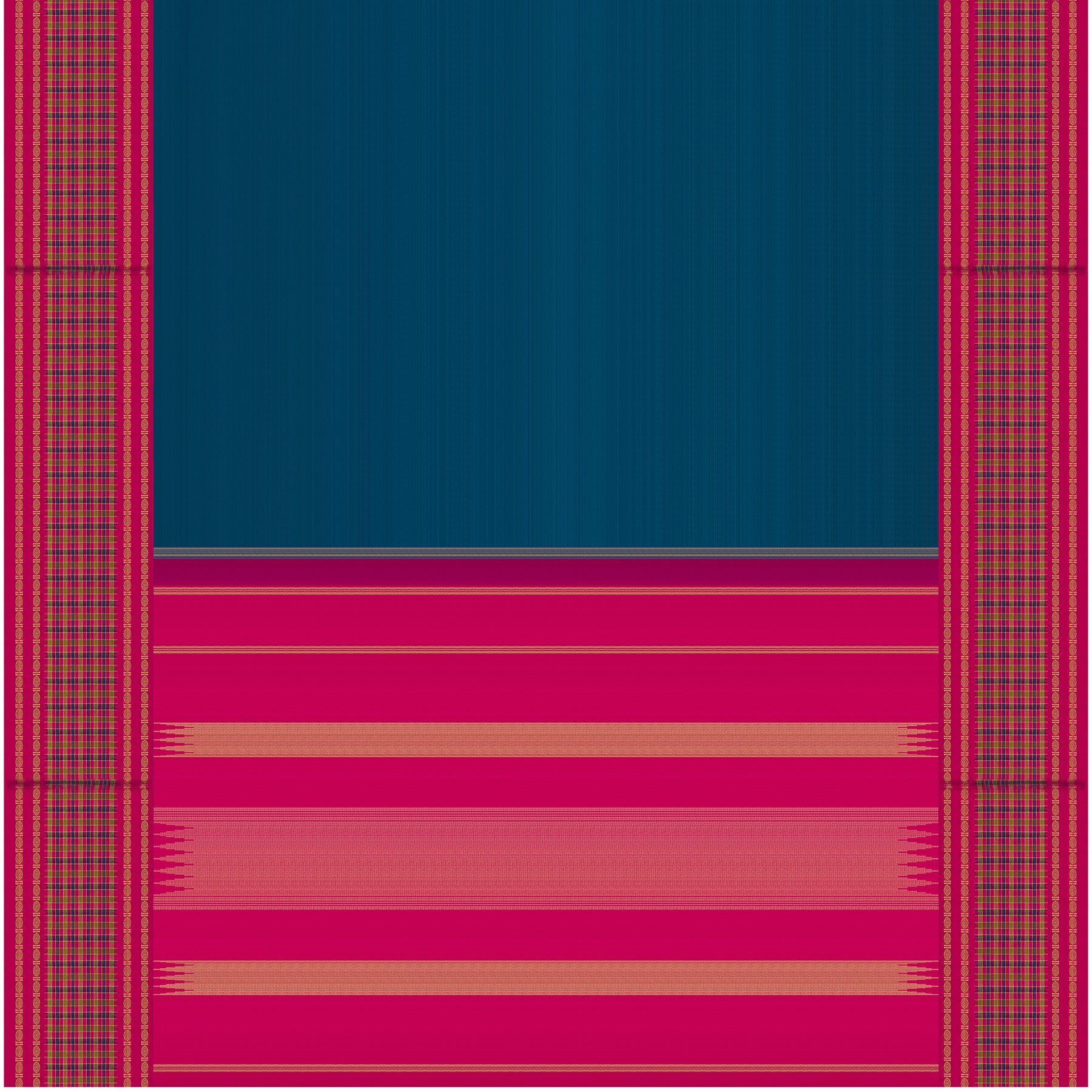 Kanakavalli Kanjivaram Silk Sari 24-595-HS001-04071 - Full View